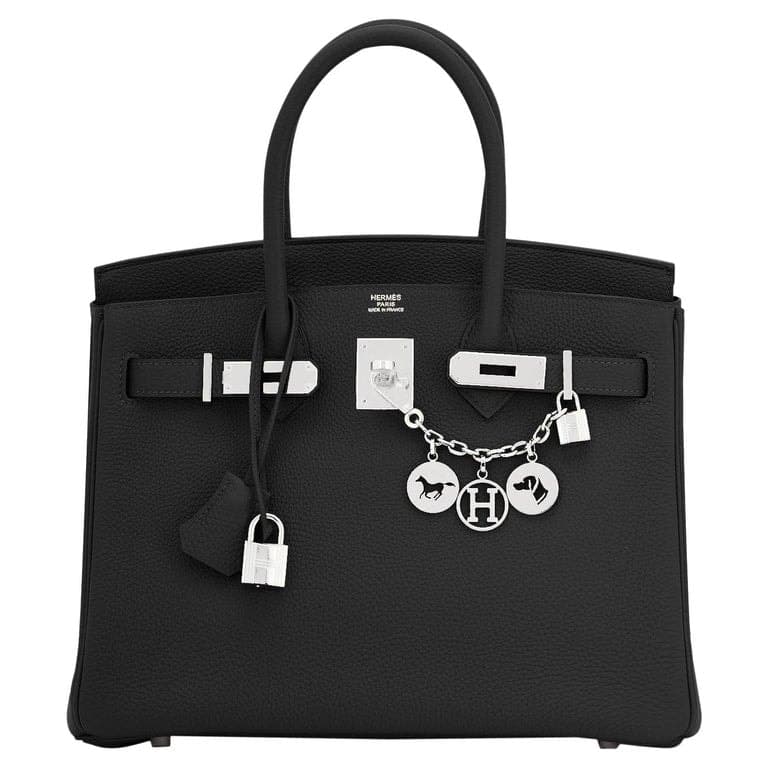 Birkin 30 Togo Black Palladium