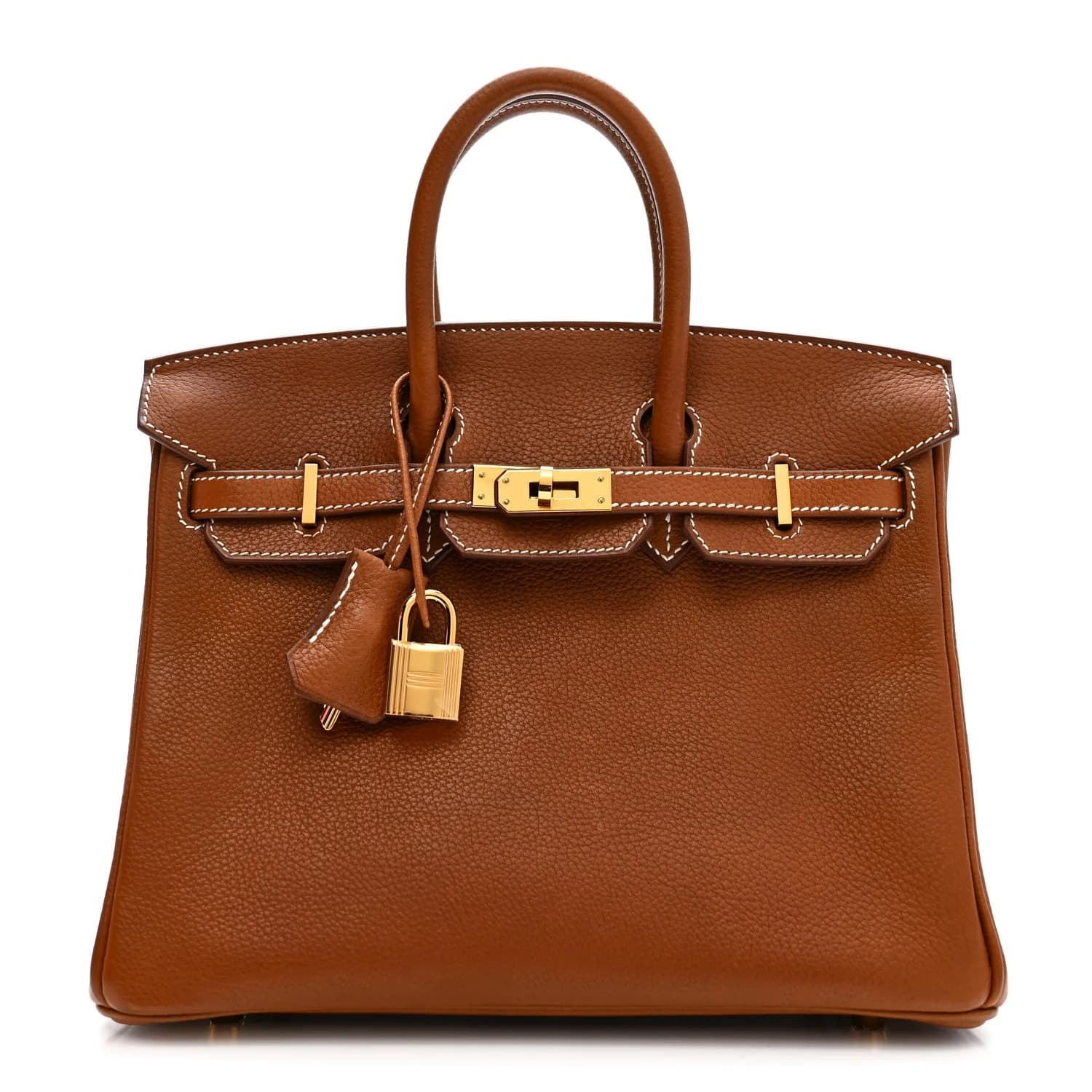 Birkin 25 Barenia Faubourg Fauve Gold