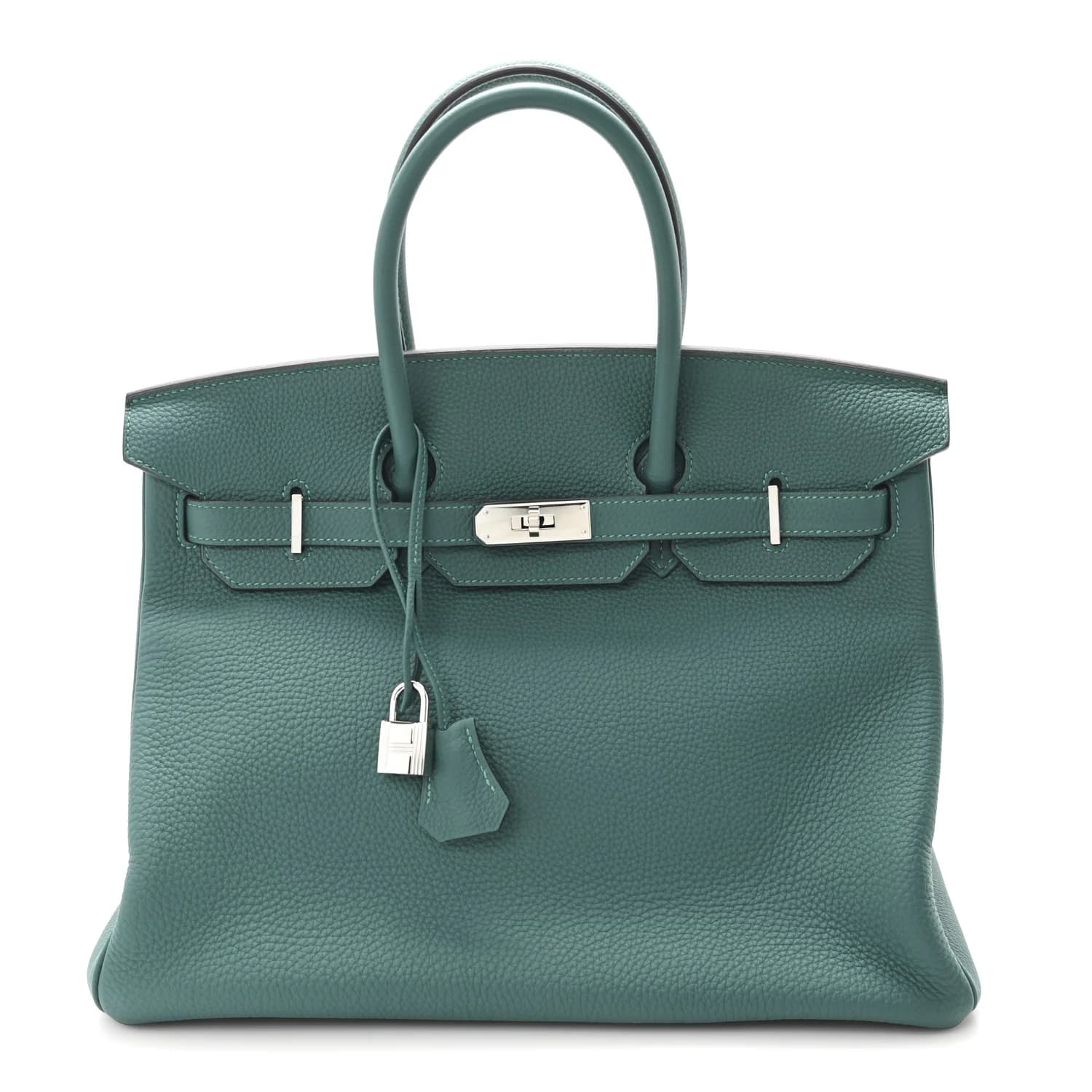 Birkin 35 Togo Malachite Palladium