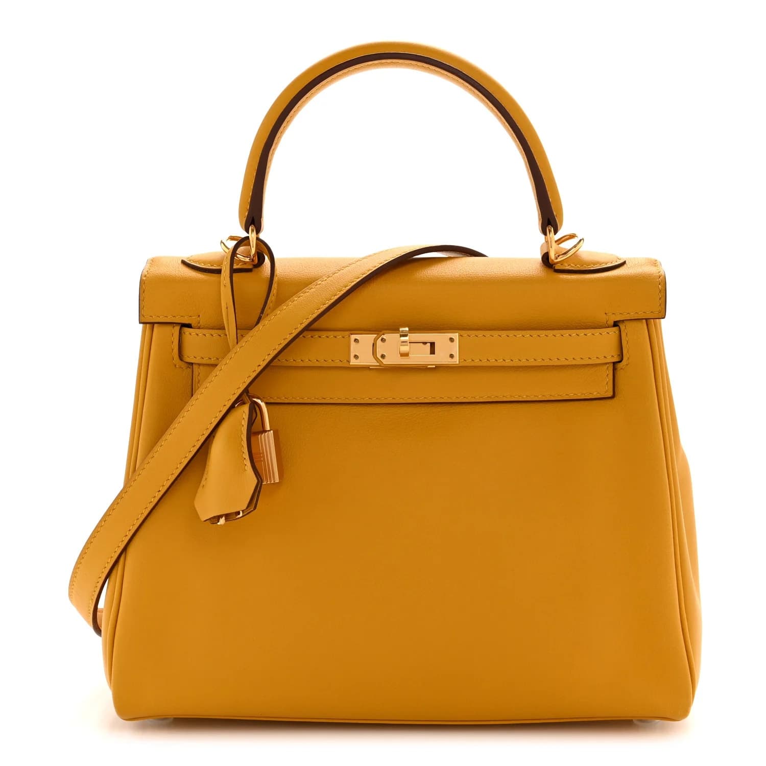 Kelly 25 Swift Jaune Ambre Gold