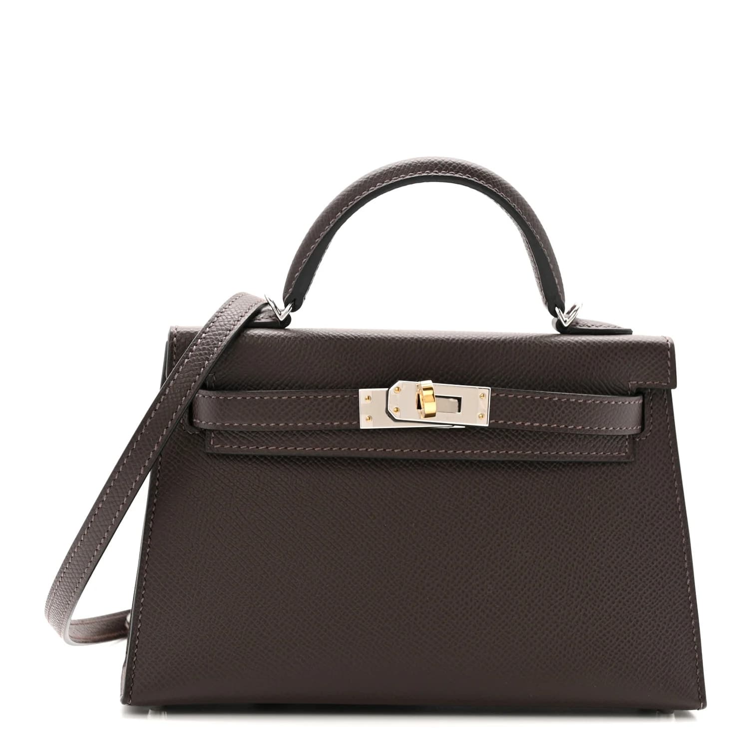 Mini Kelly 20 Epsom Ebene Electrum