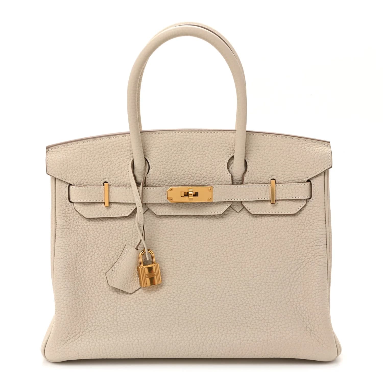 Birkin 30 Clemence Craie Gold
