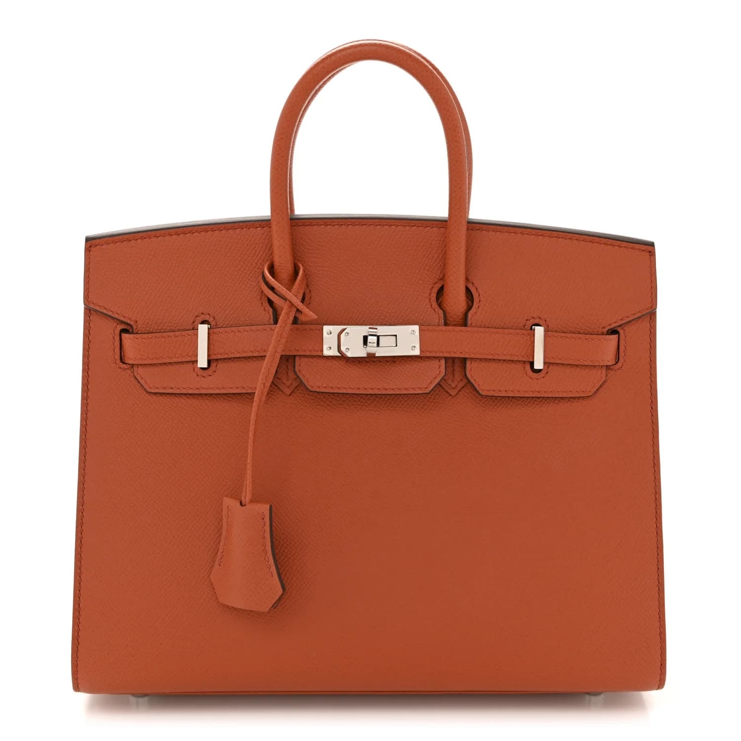 Birkin 25 Epsom Terre Battue Palladium