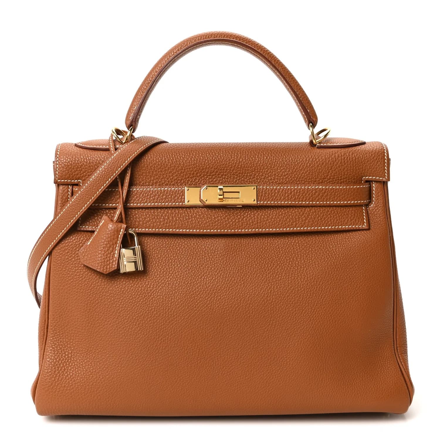 Kelly 32 Togo Gold Gold