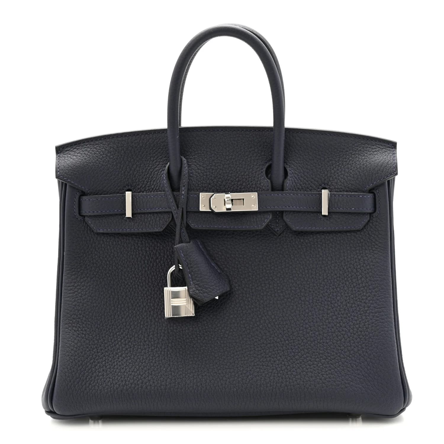 Birkin 25 Togo Bleu Nuit Palladium