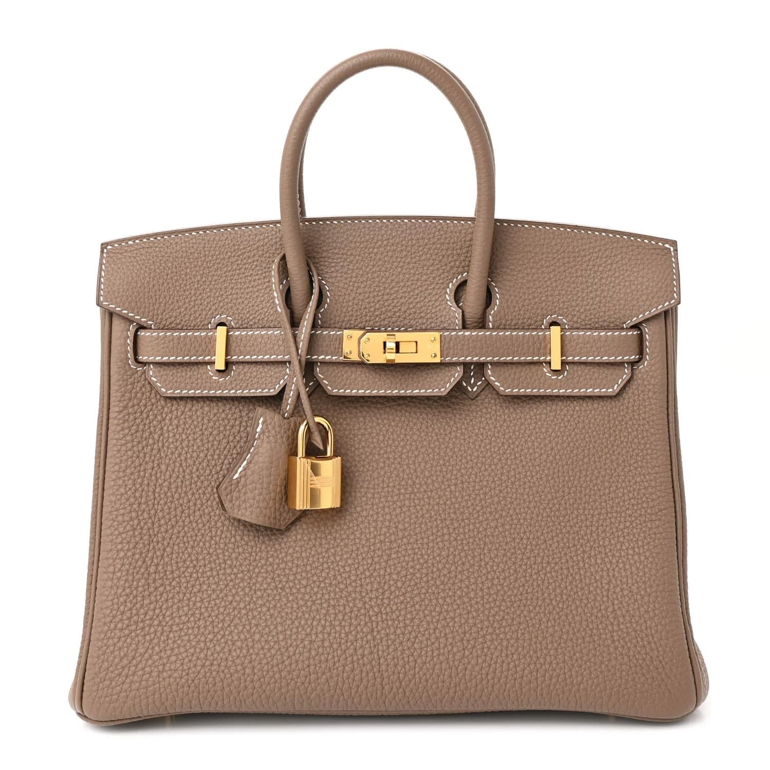 Birkin 25 Togo Etoupe Gold