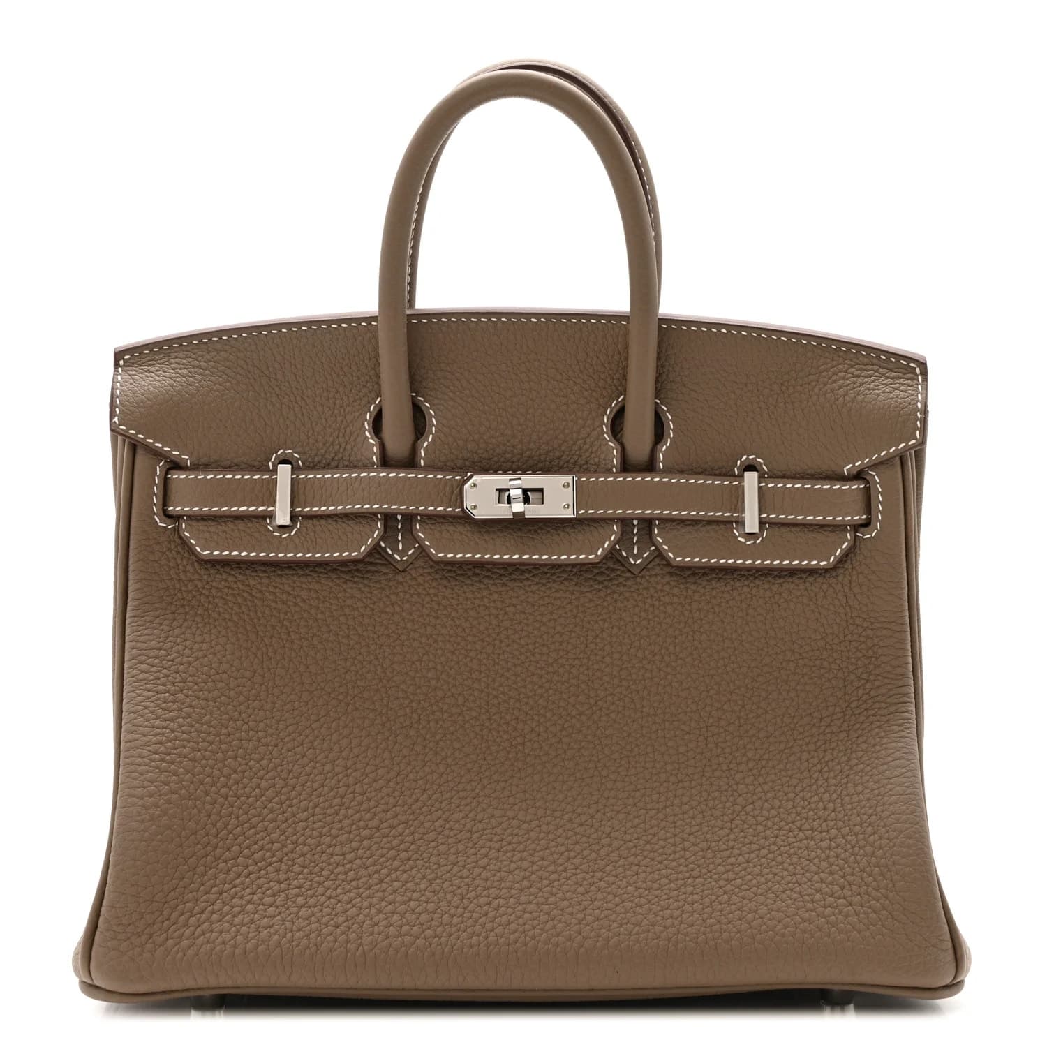 Birkin 25 Togo Etoupe Palladium