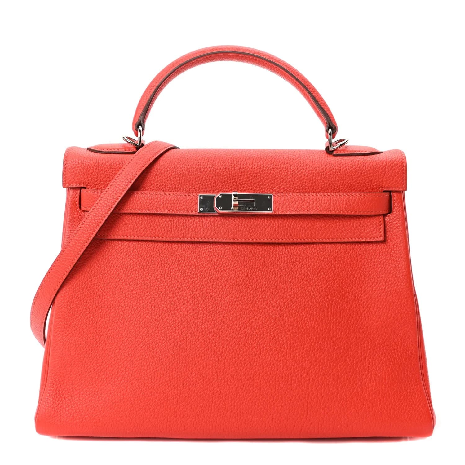 Kelly 32 Togo Capucine Palladium