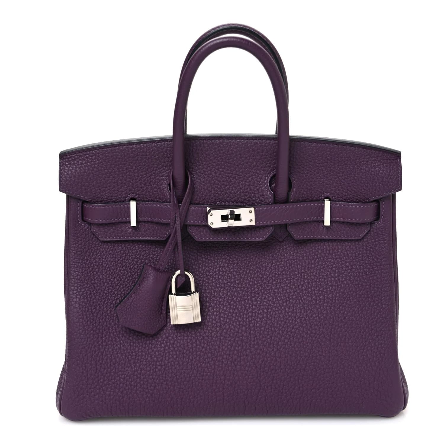 Birkin 25 Togo Cassis Palladium