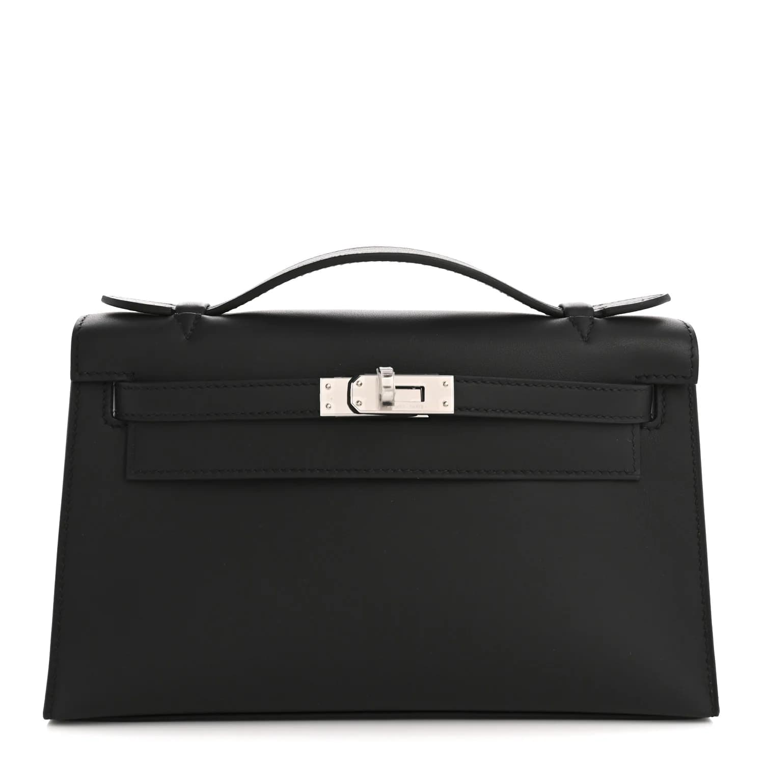 Kelly Pochette Swift Black Palladium