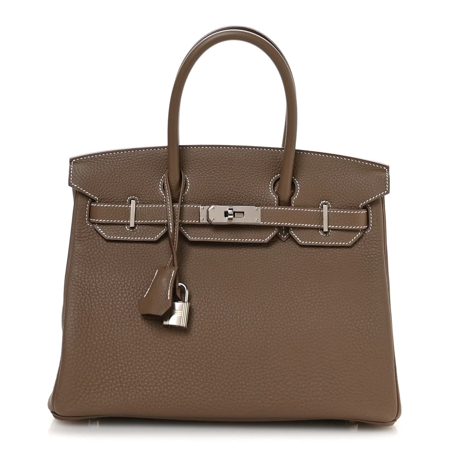 Birkin 30 Togo Etoupe Palladium