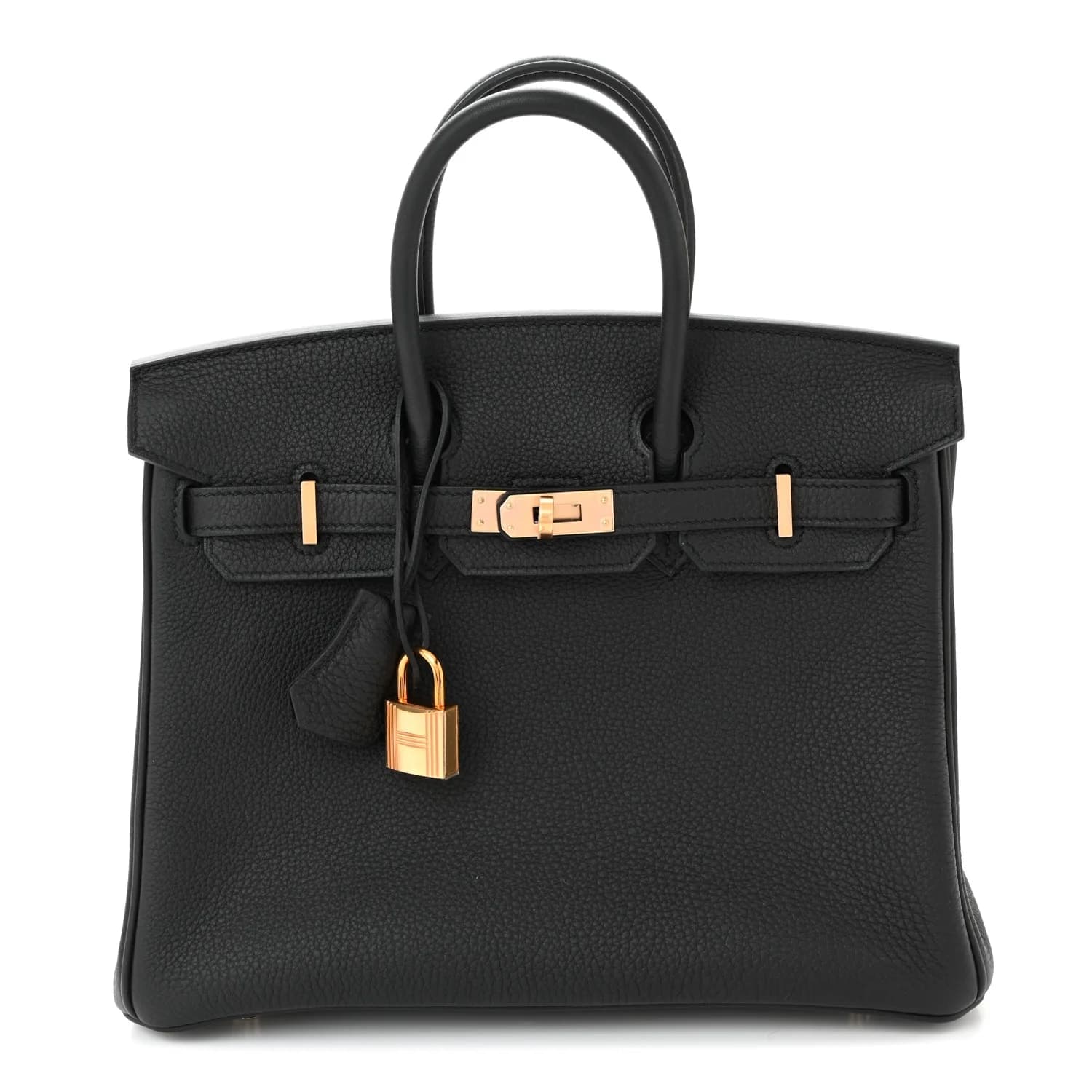 Birkin 25 Togo Black Rose Gold
