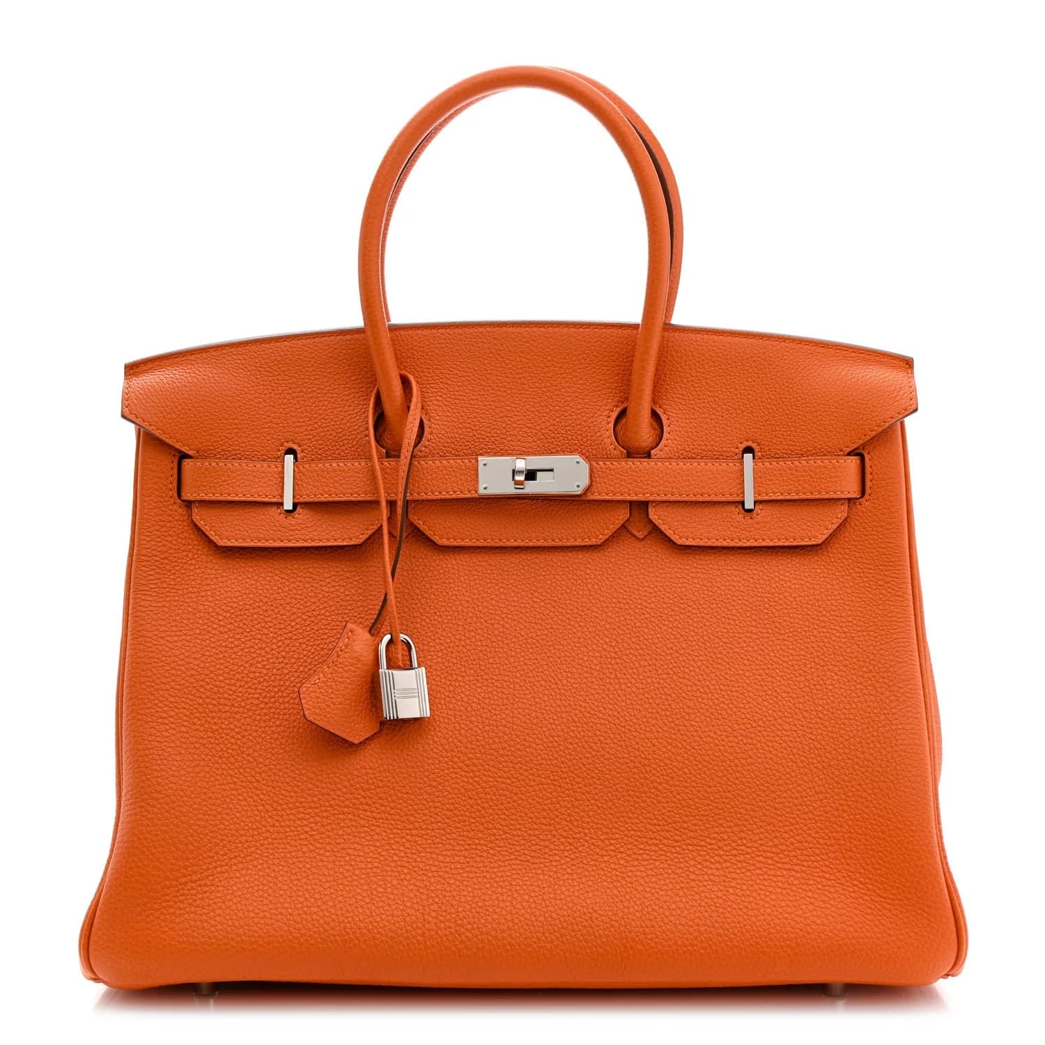 Birkin 35 Togo Orange Palladium