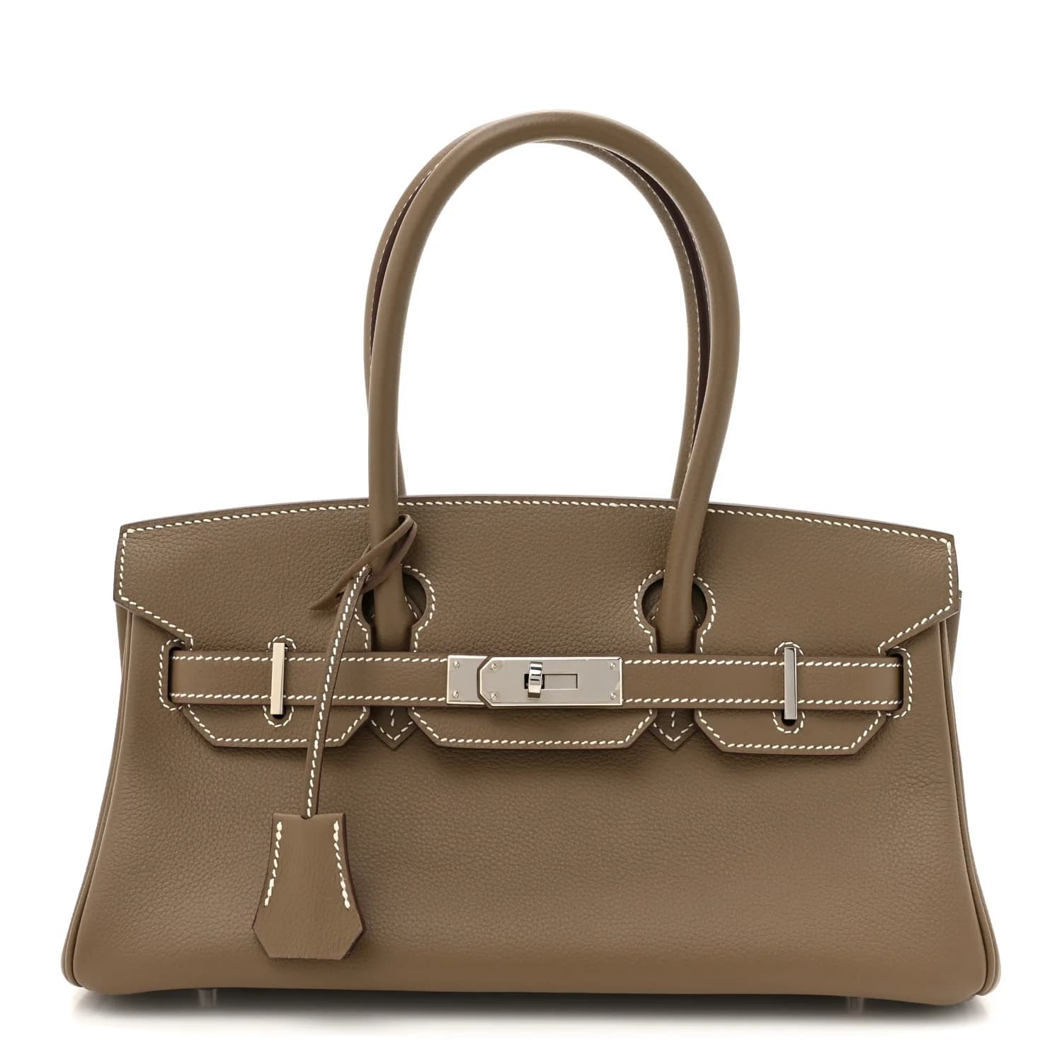 Shoulder Birkin Light 29 Evercolor Etoupe Palladium