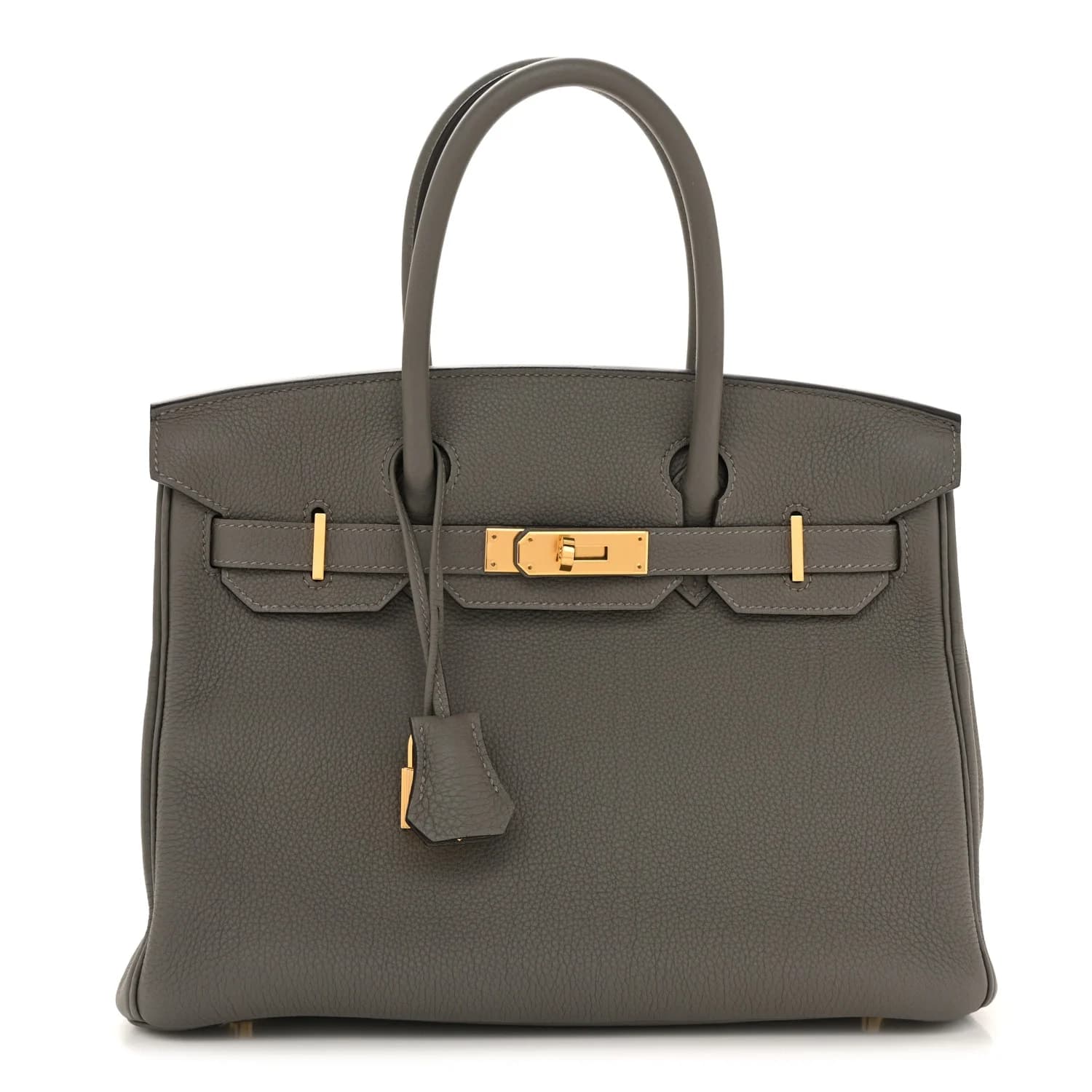 Birkin 30 Togo Gris Meyer Gold