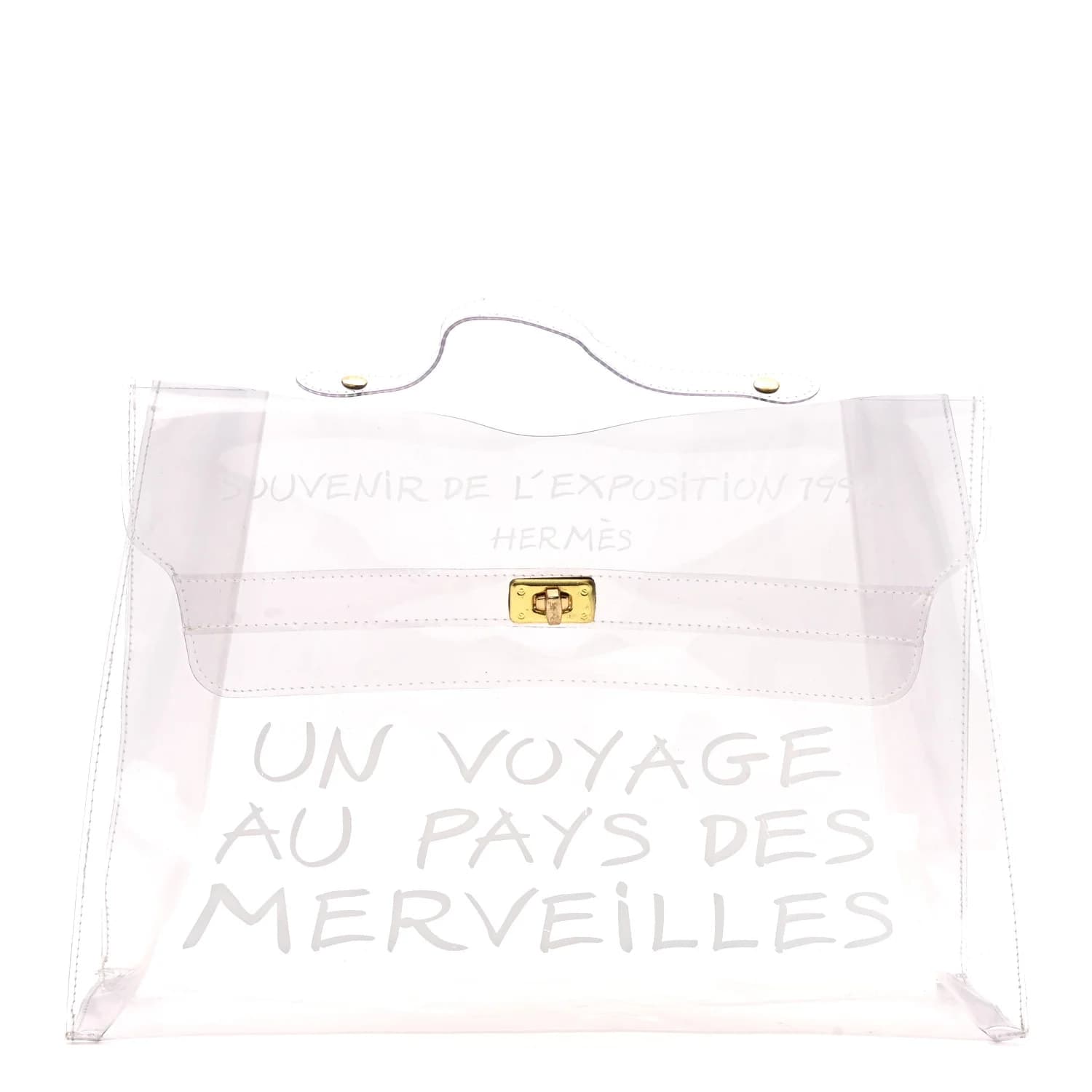 Souvenir De L'Exposition Kelly Vinyl Transparent Gold