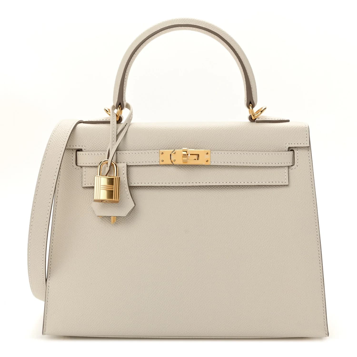 Kelly 25 Epsom Craie Gold