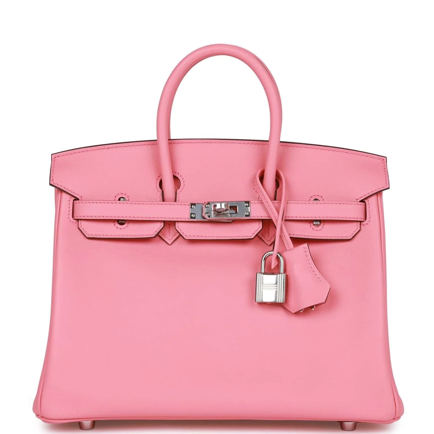 Birkin 25 Swift Rose D'Ete Palladium