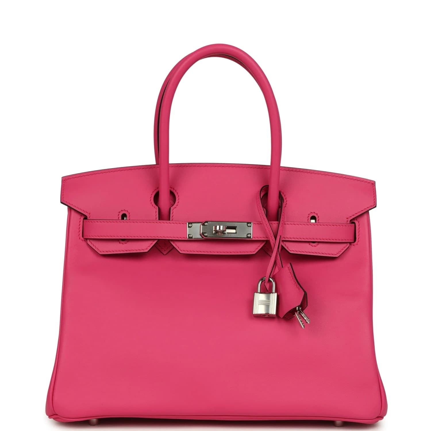 Birkin 30 Swift Rose Shocking Palladium