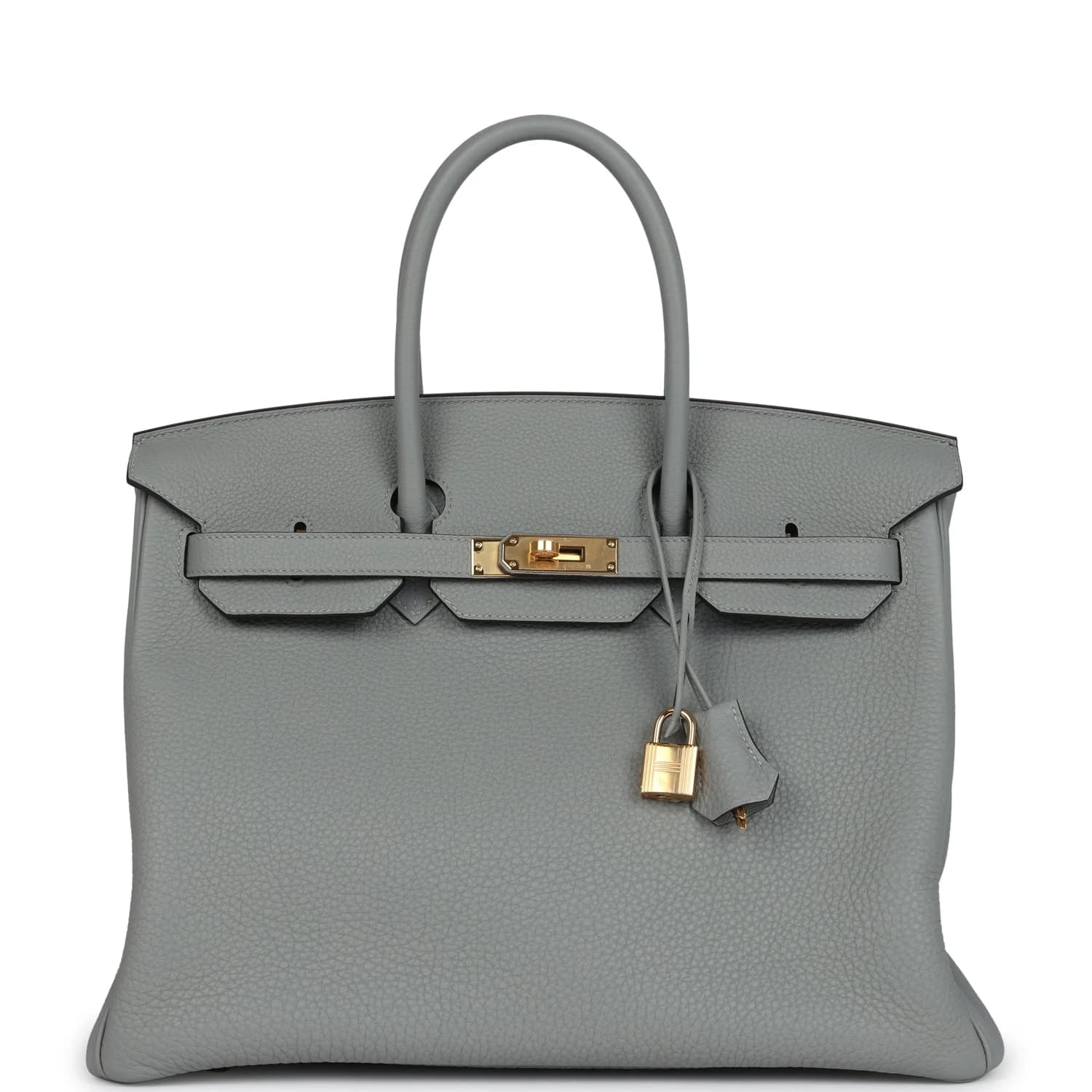 Birkin 35 Togo Gris Mouette Gold