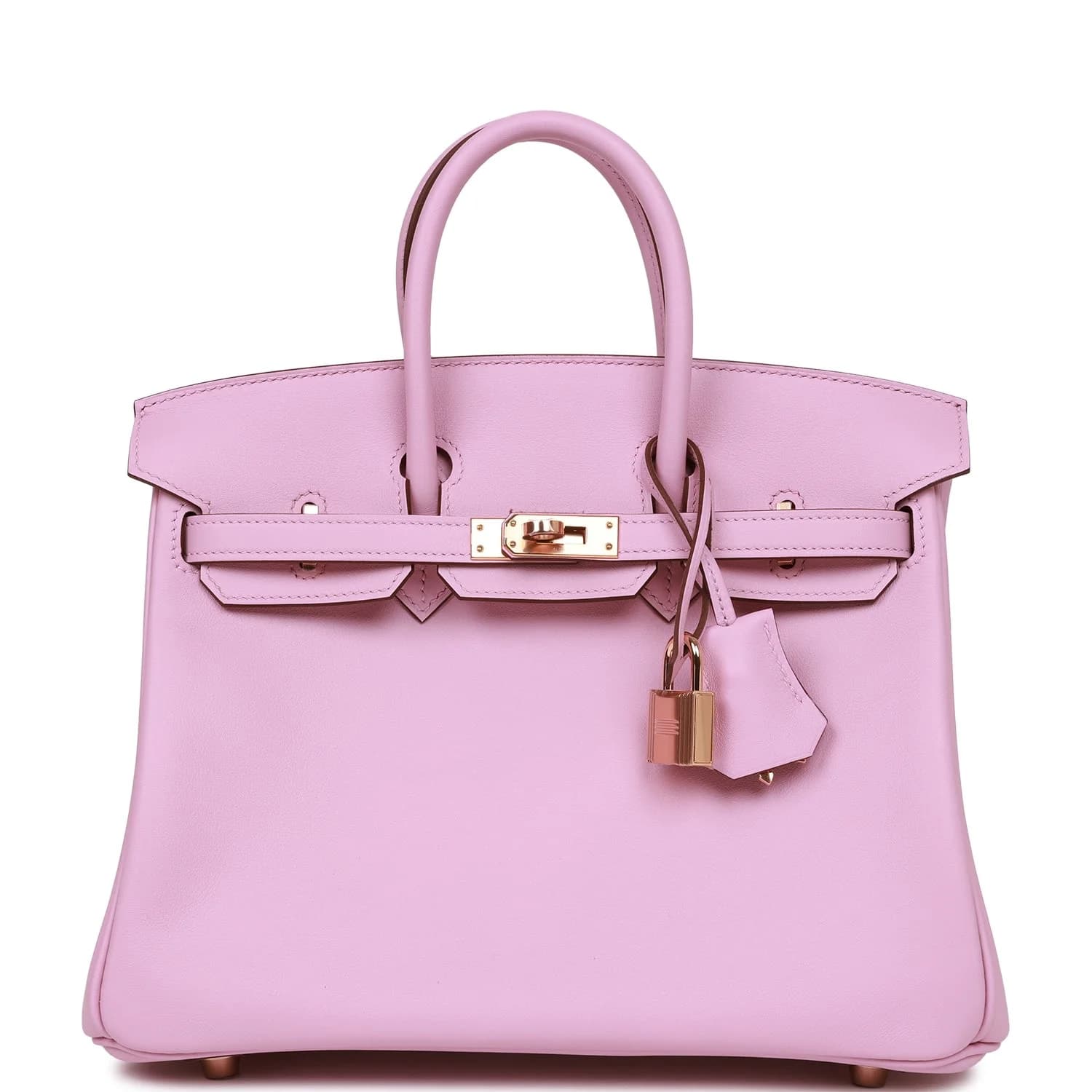 Birkin 25 Swift Mauve Sylvestre Rose Gold