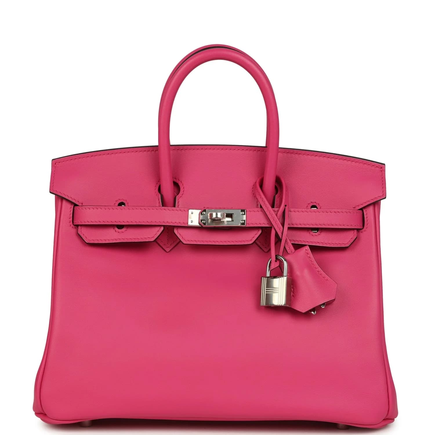 Birkin 25 Swift Rose Shocking Palladium