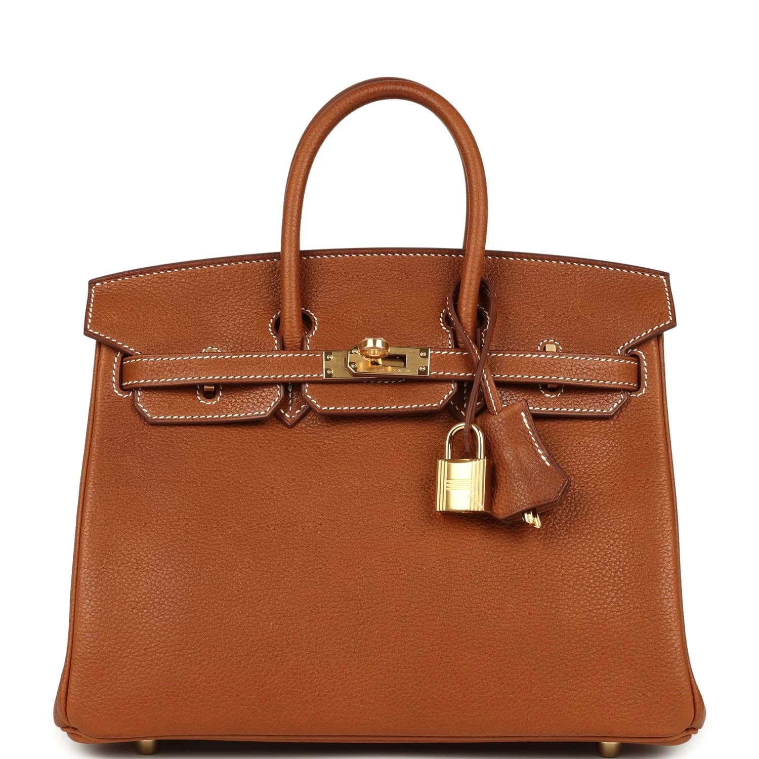 Birkin 25 Barenia Faubourg Fauve Gold