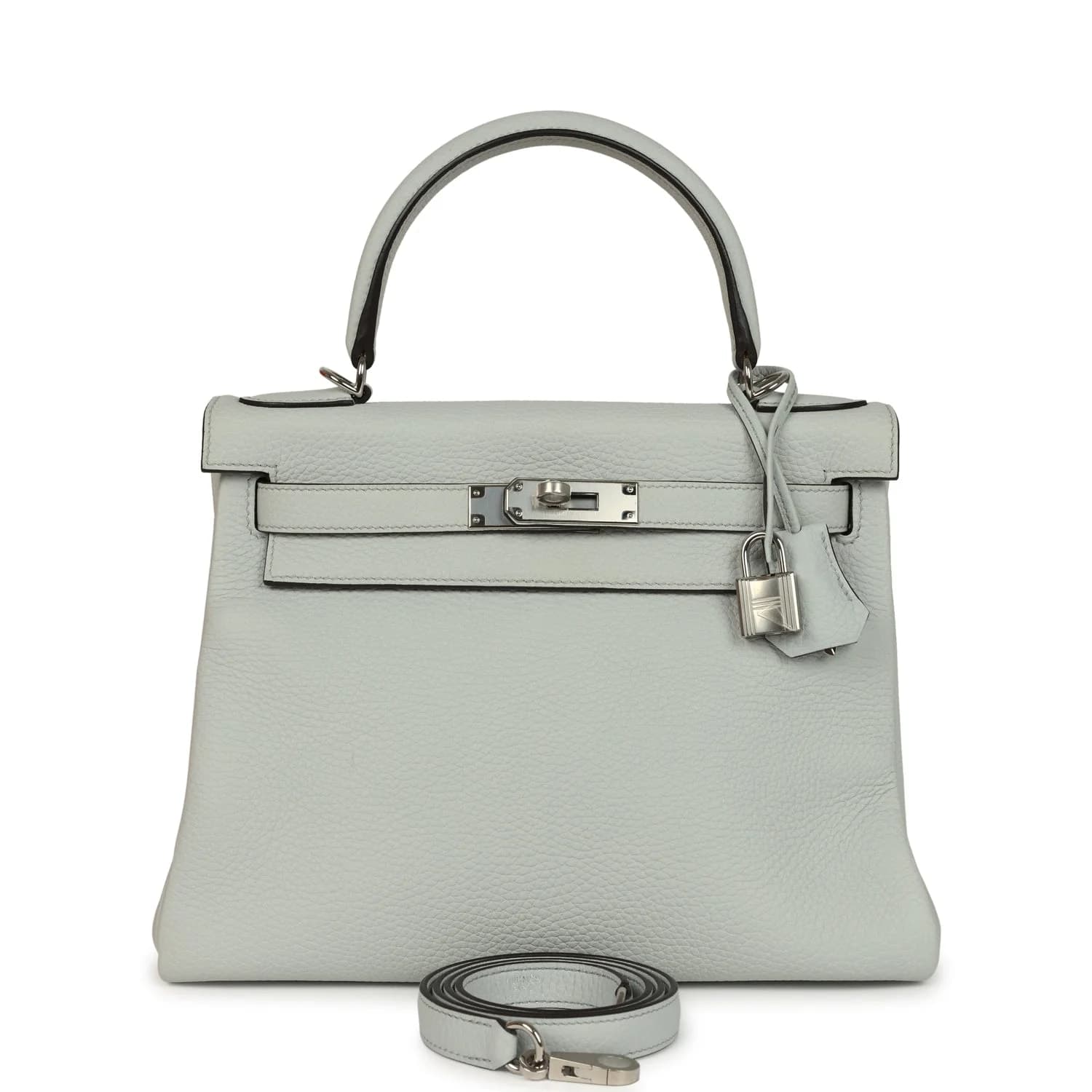 Kelly 28 Clemence Bleu Pale Palladium