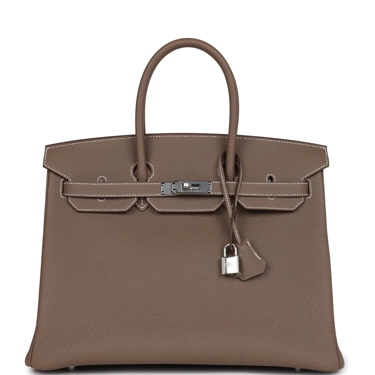Birkin 35 Togo Etoupe Palladium