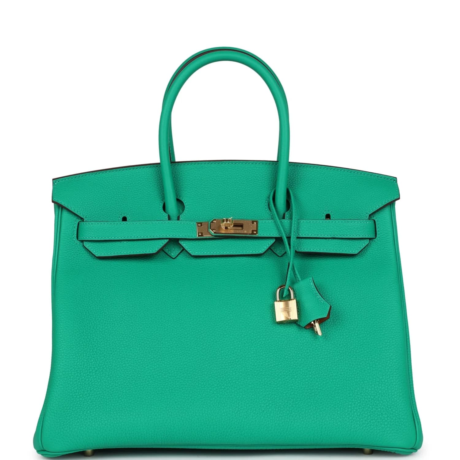 Birkin 35 Togo Menthe Gold