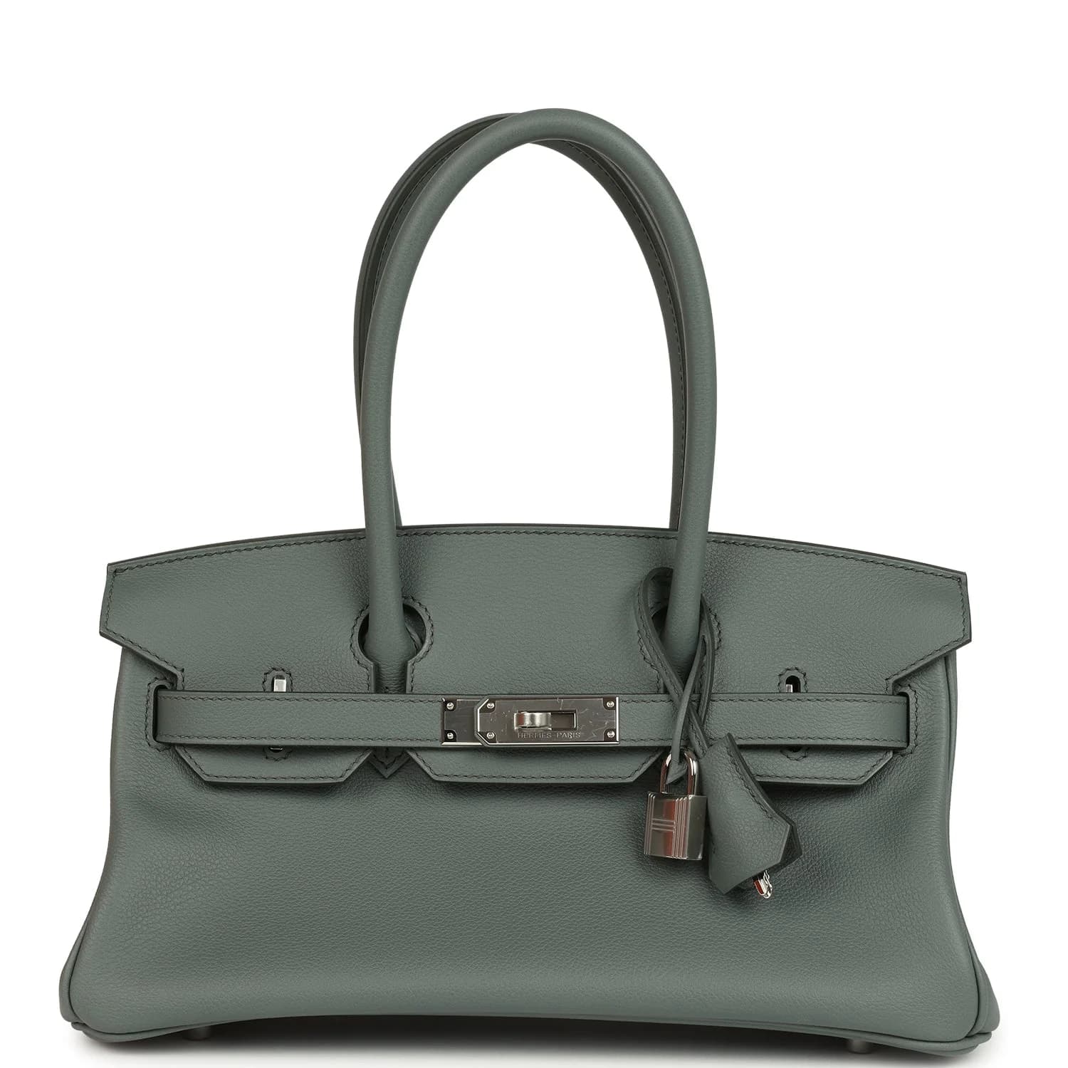 Shoulder Birkin Light 29 Evercolor Vert Amande Palladium