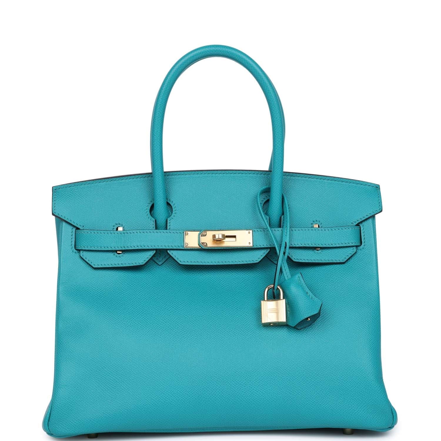 Birkin 30 Epsom Bleu Paon Gold