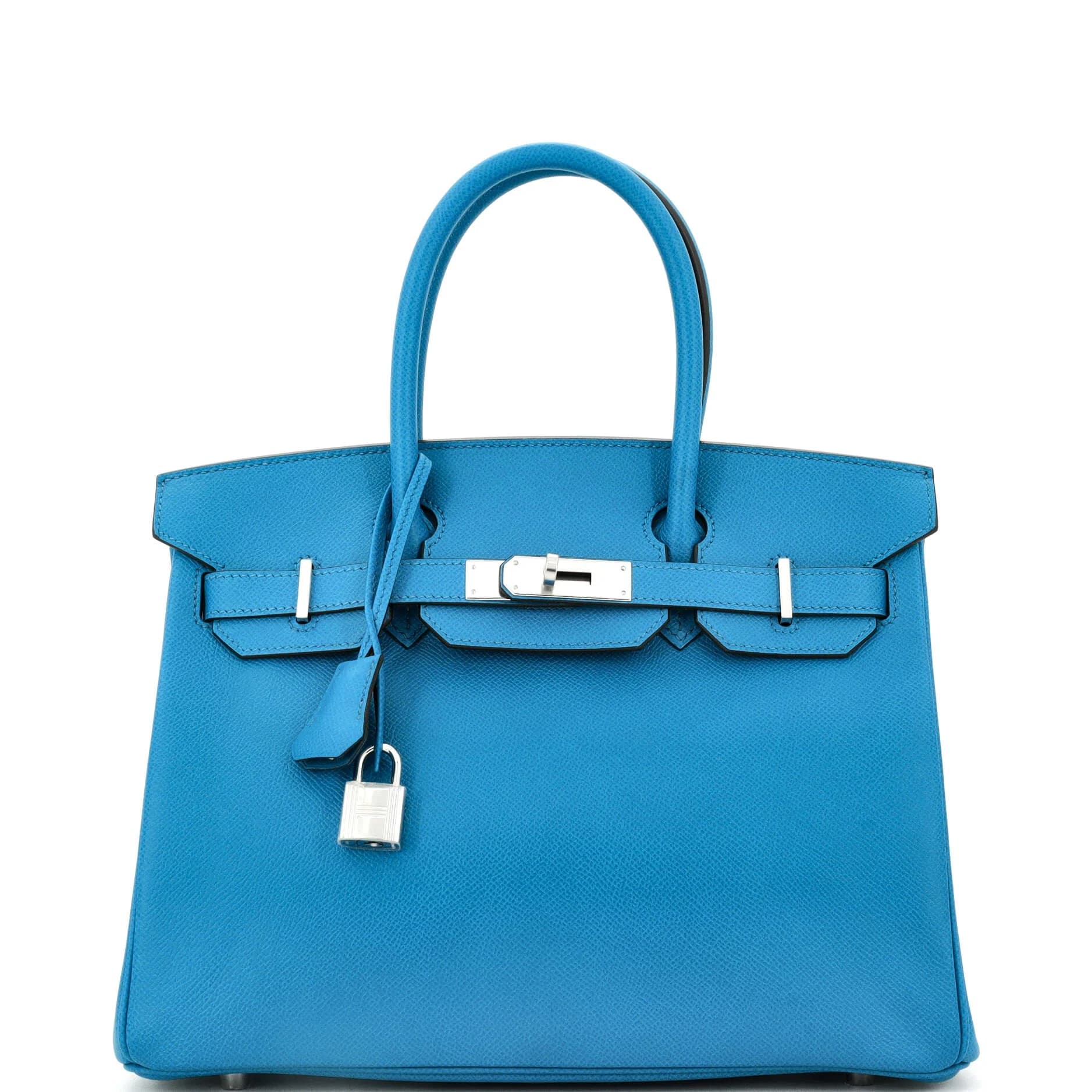 Birkin 30 Epsom Bleu Zanzibar Palladium