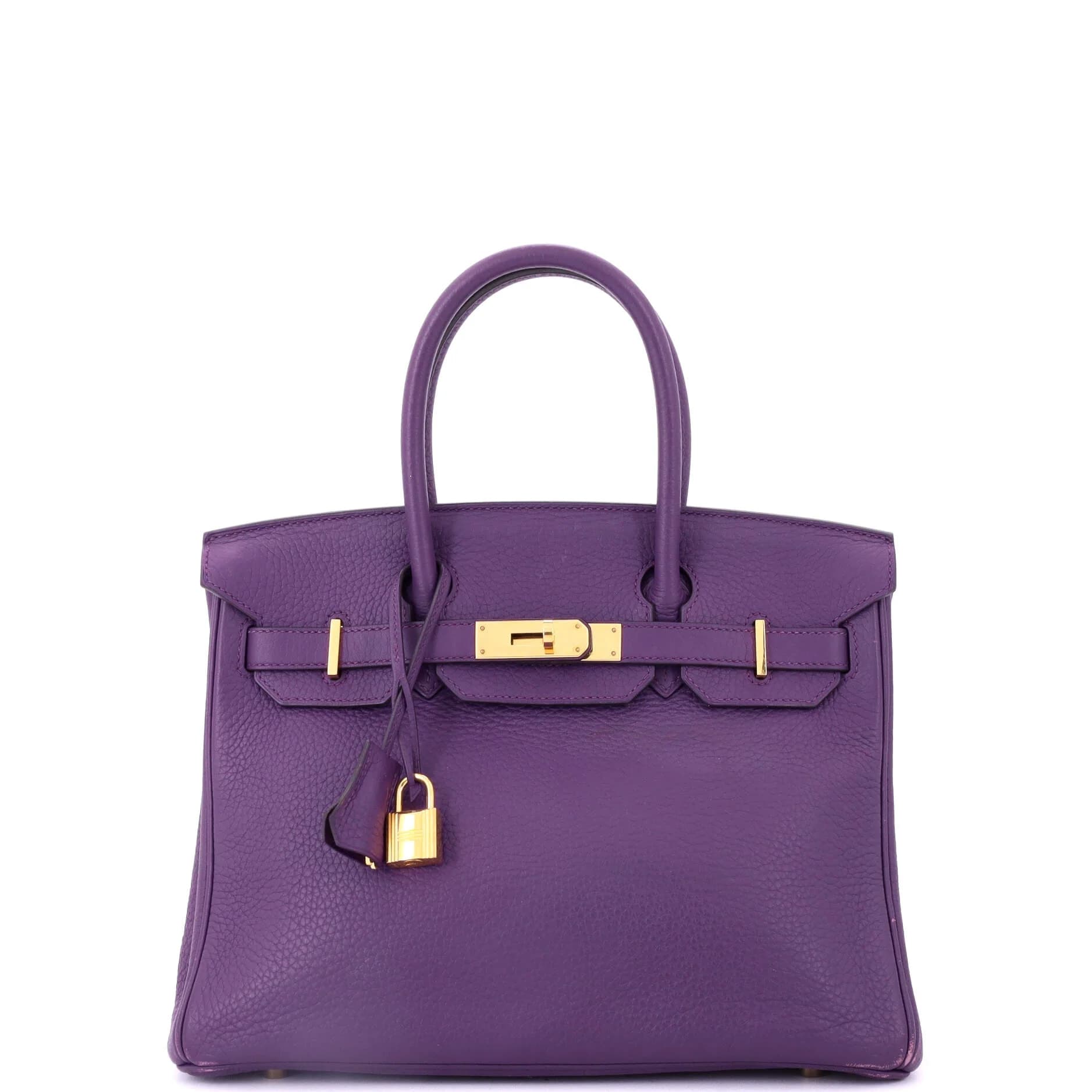 Birkin 30 Togo Ultraviolet Gold