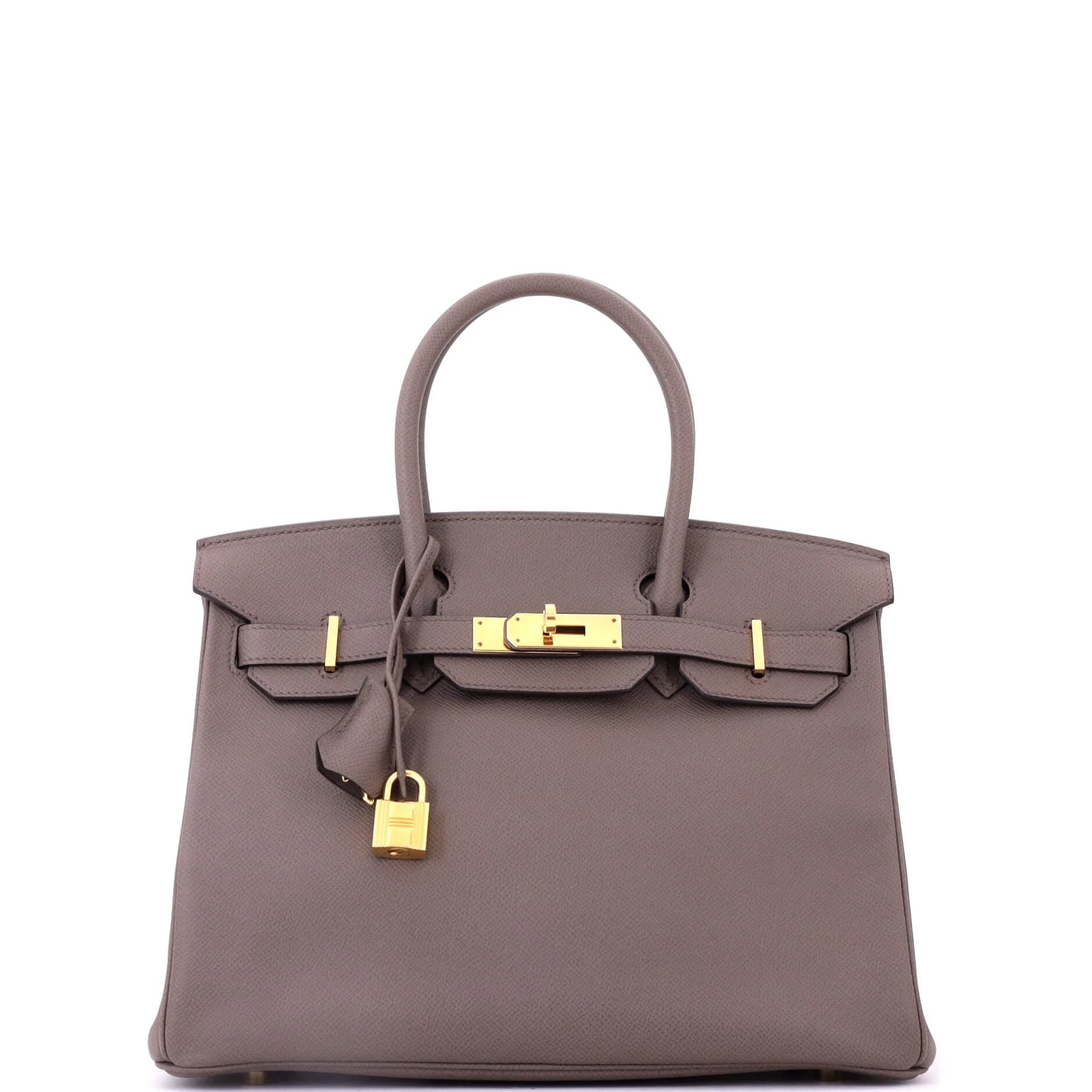 Birkin 30 Epsom Etain Gold