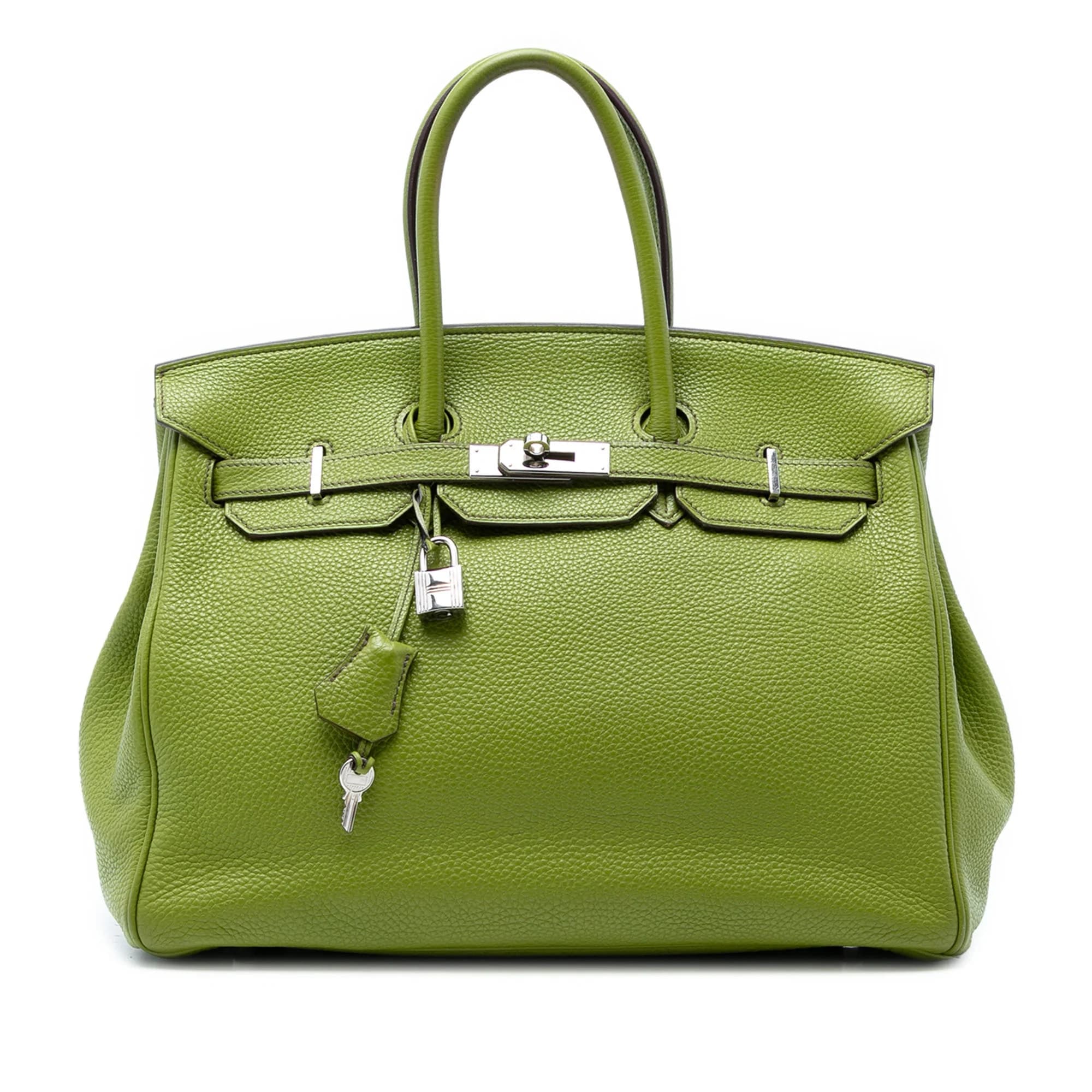 Birkin 35 Togo Green Palladium