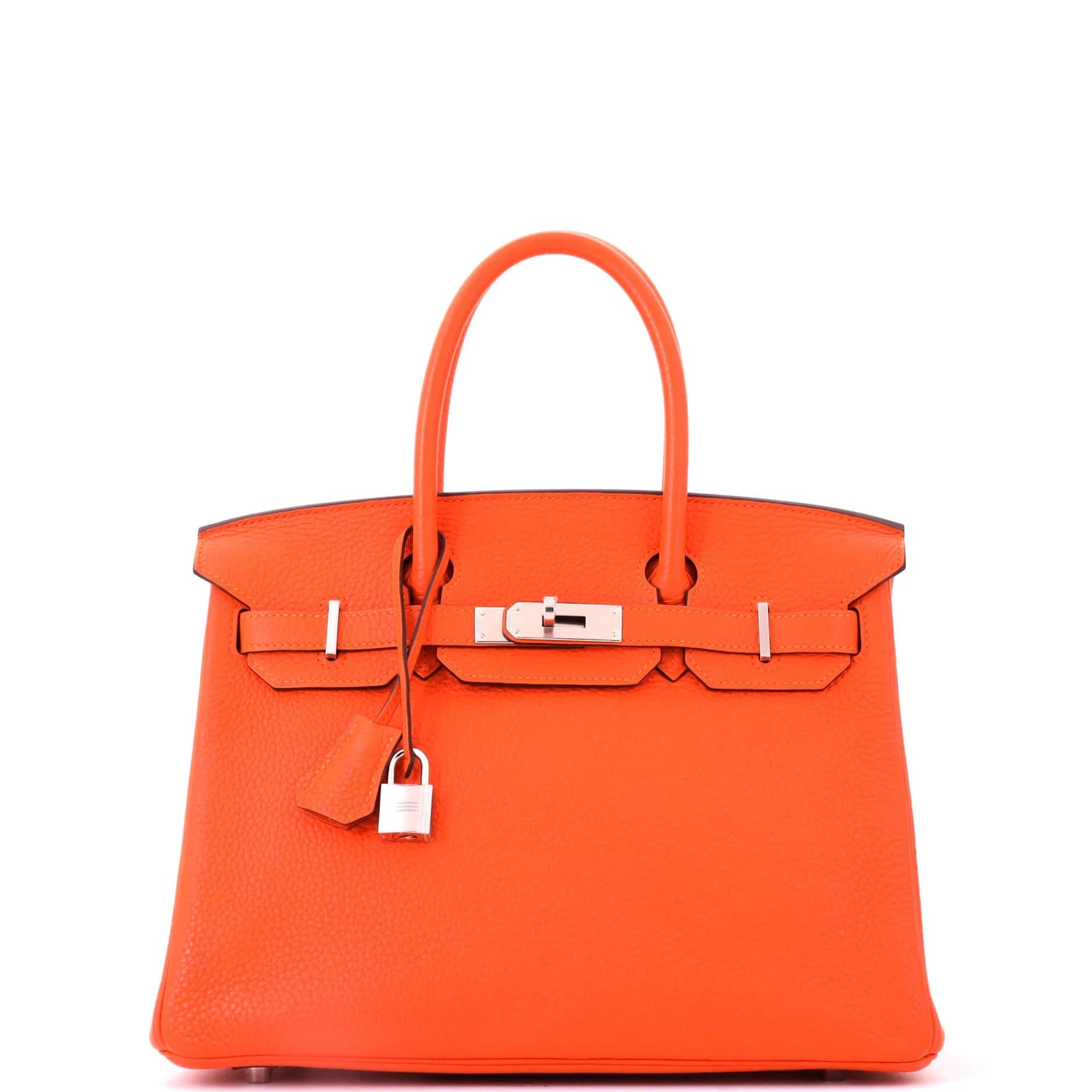 Birkin 30 Clemence Feu Palladium