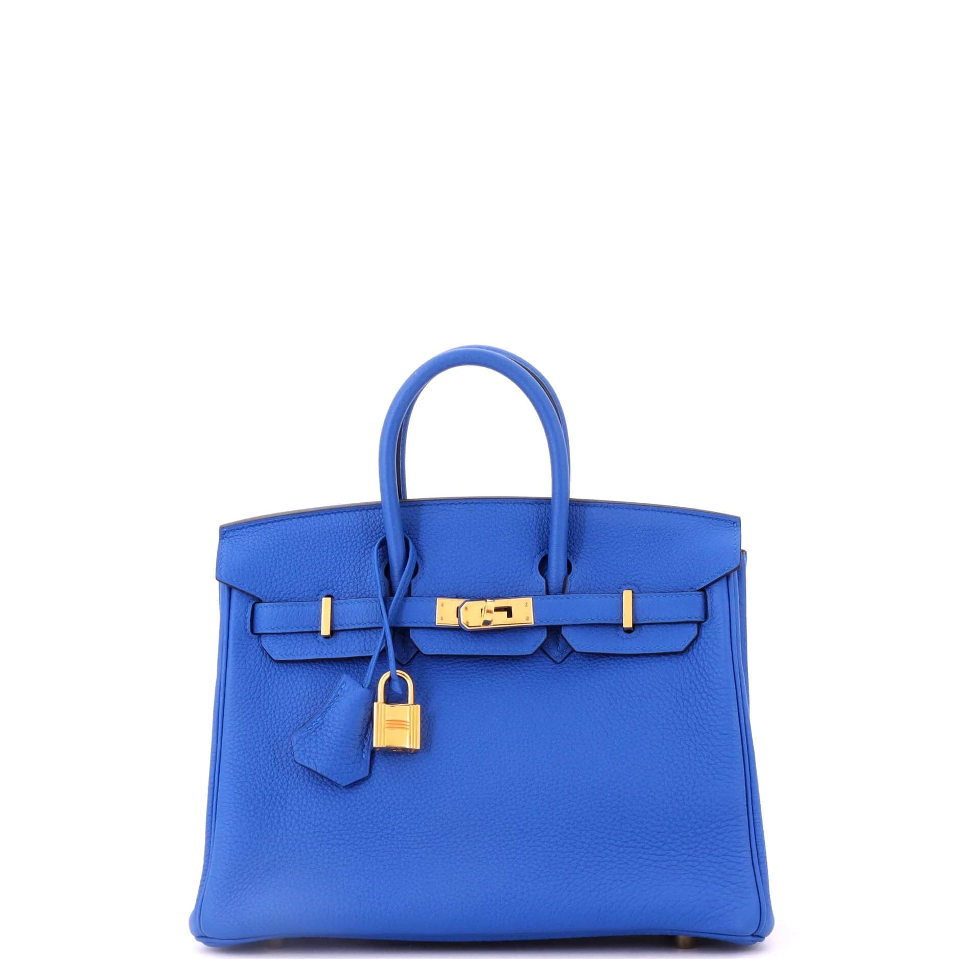 Birkin 25 Togo Bleu France Gold