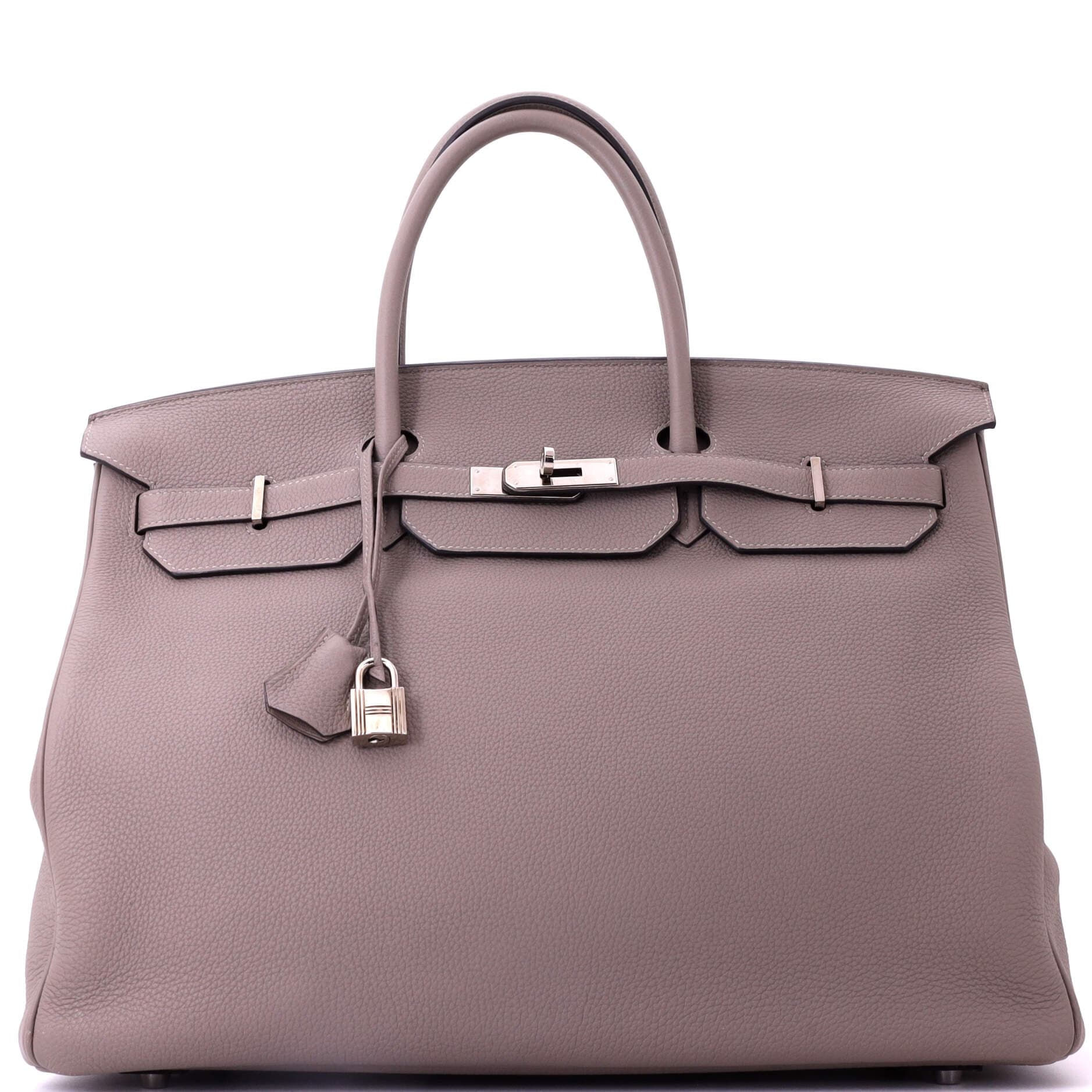 Birkin 40 Togo Gris Asphalte Palladium