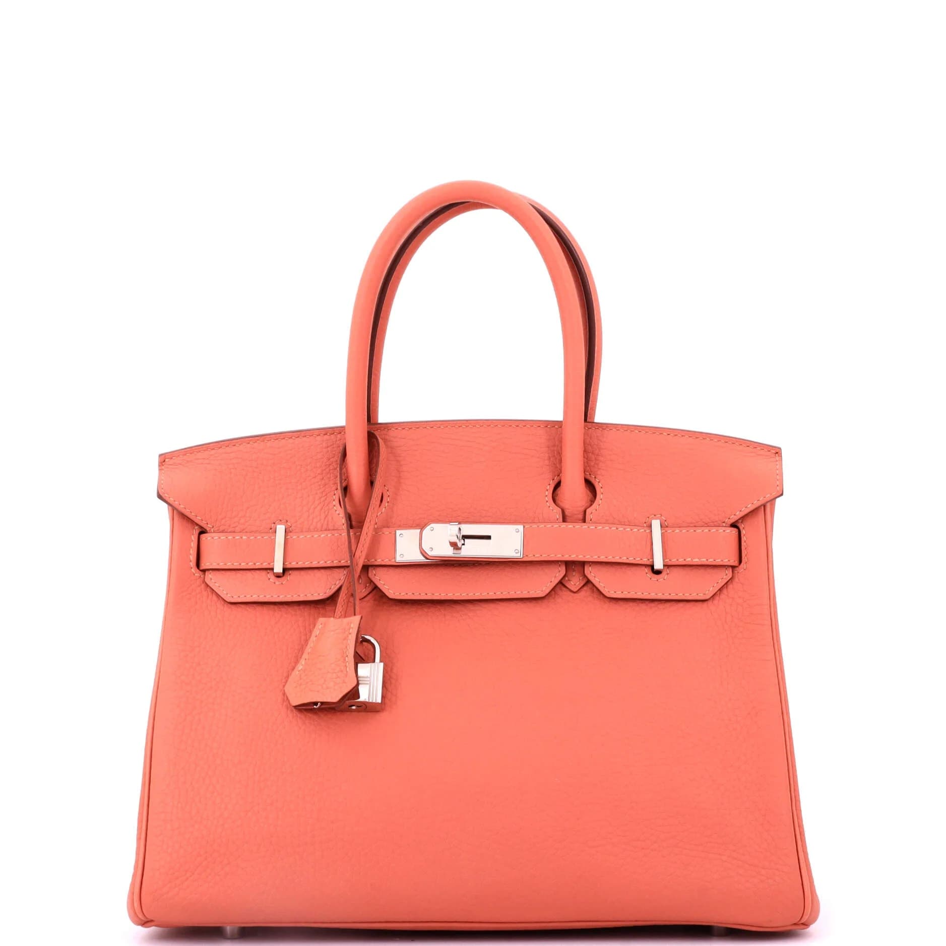 Birkin 30 Clemence Rosy Palladium
