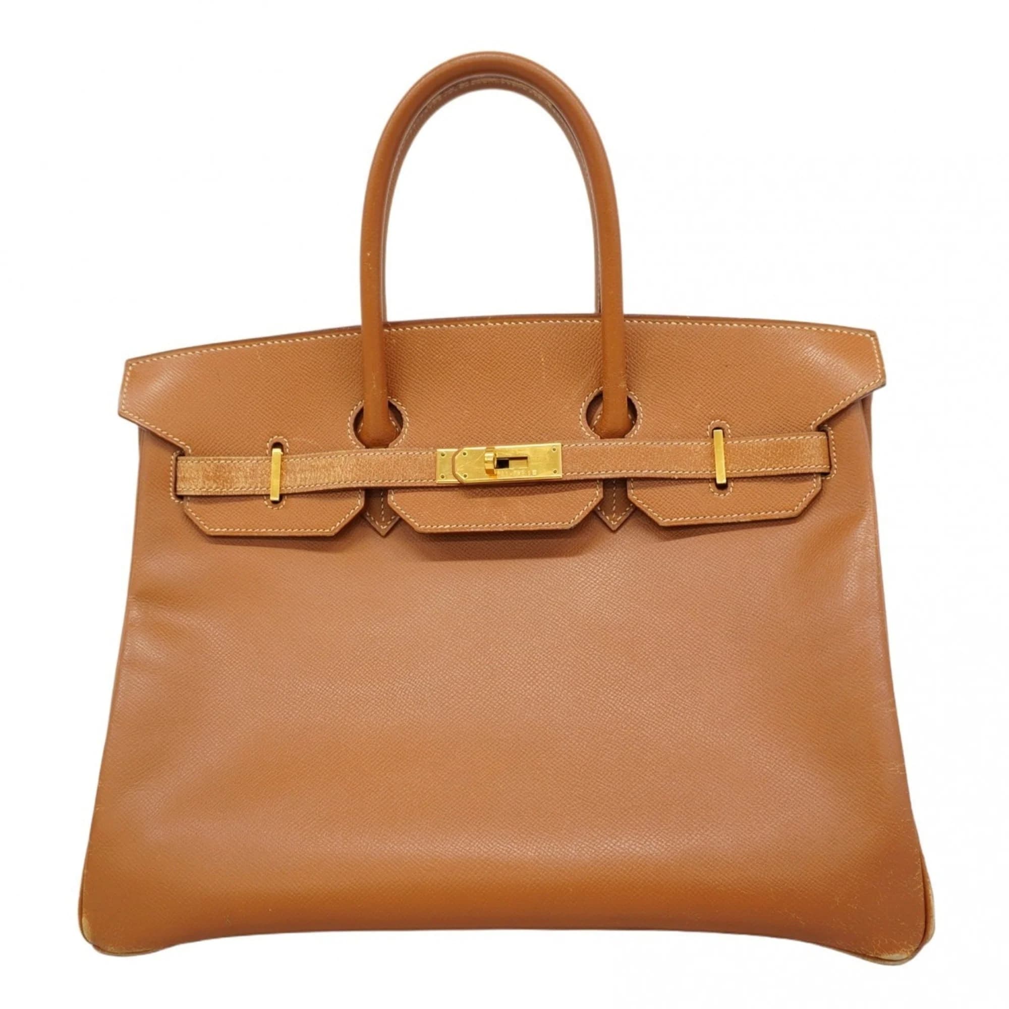 Birkin 35 Courchevel Brown/Gold Gold