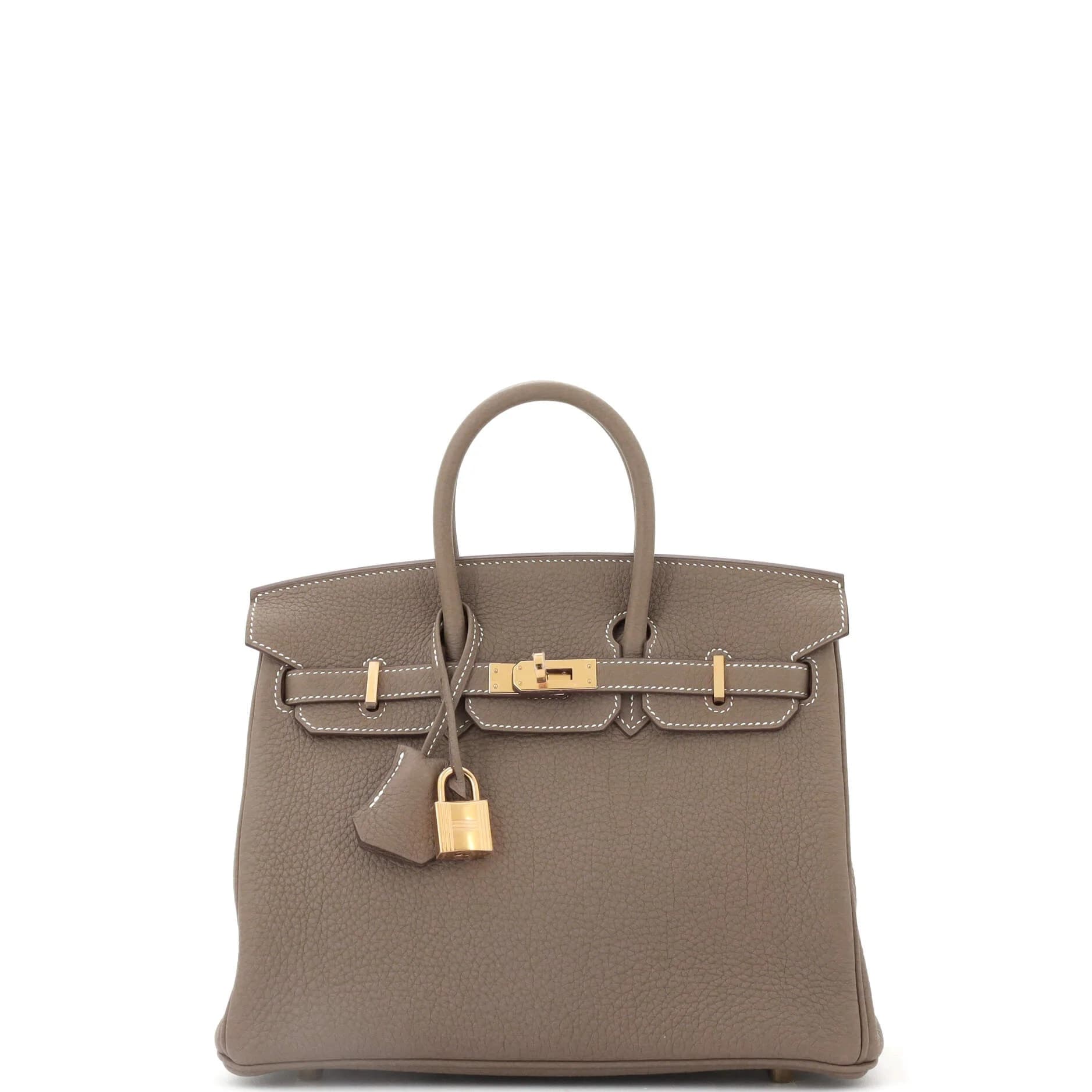 Birkin 25 Togo Etoupe Gold