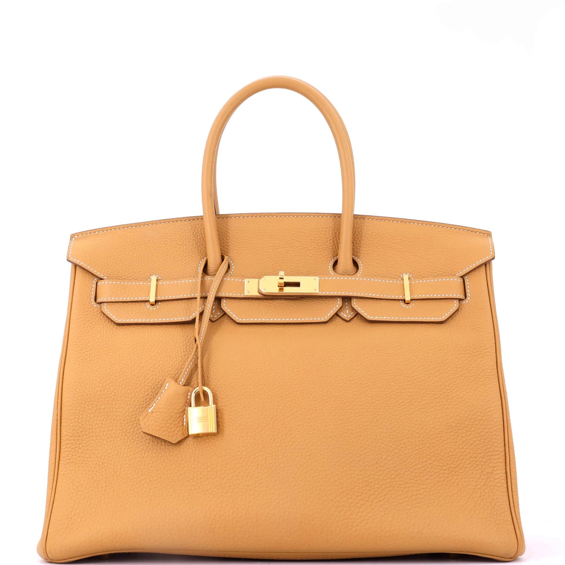 Birkin 35 Togo Natural Sable Gold