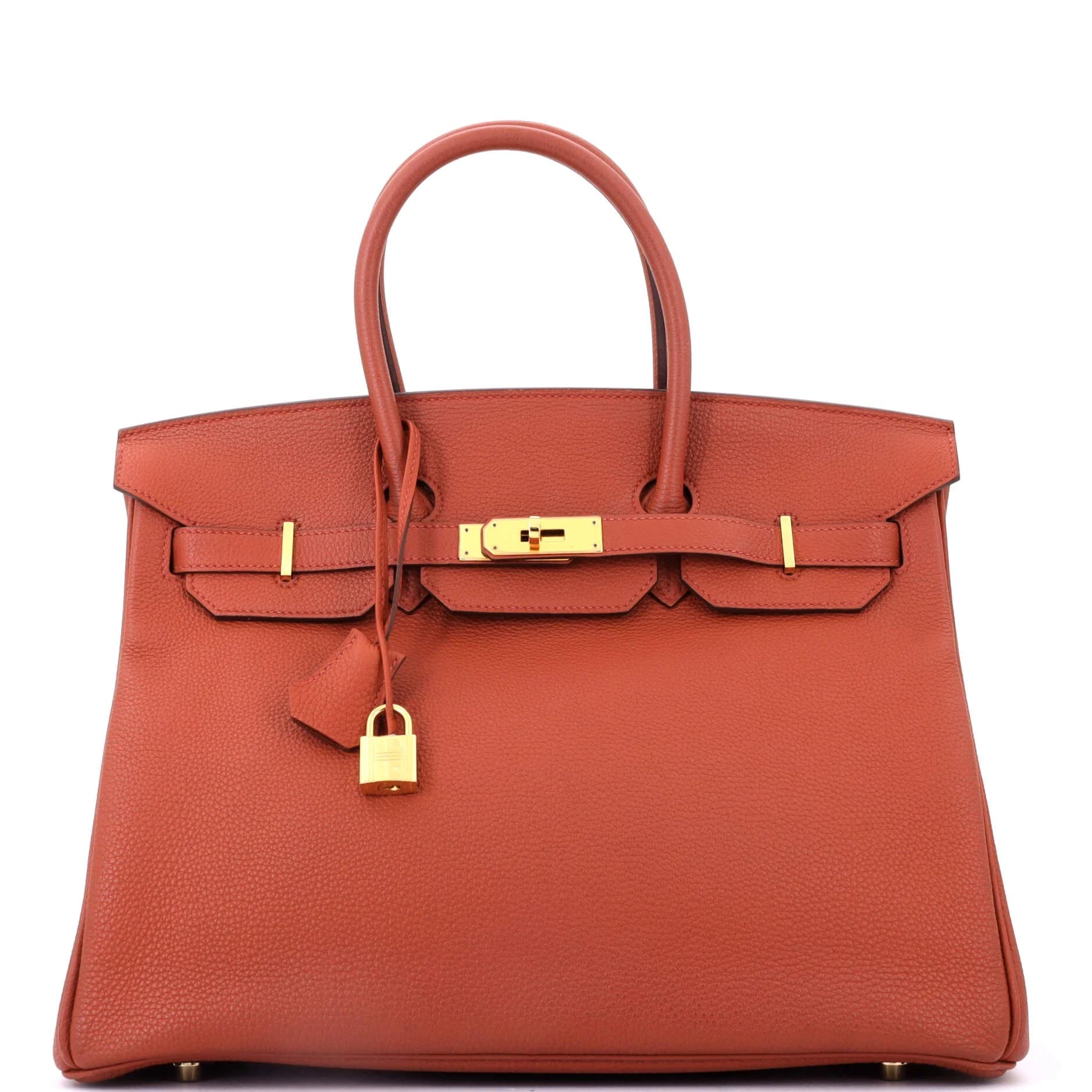 Birkin 35 Togo Brique Gold
