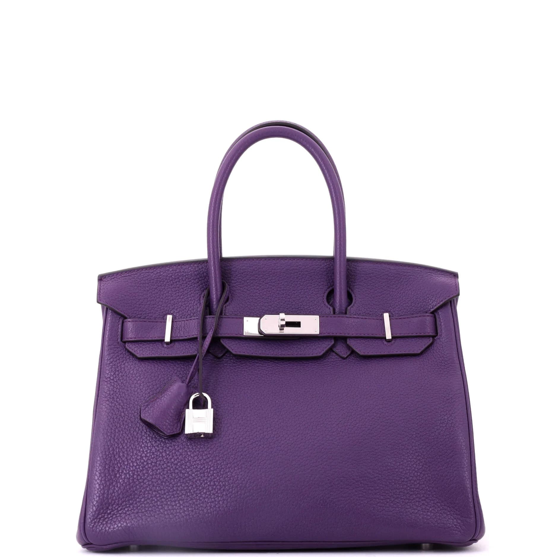 Birkin 30 Togo Ultraviolet Palladium