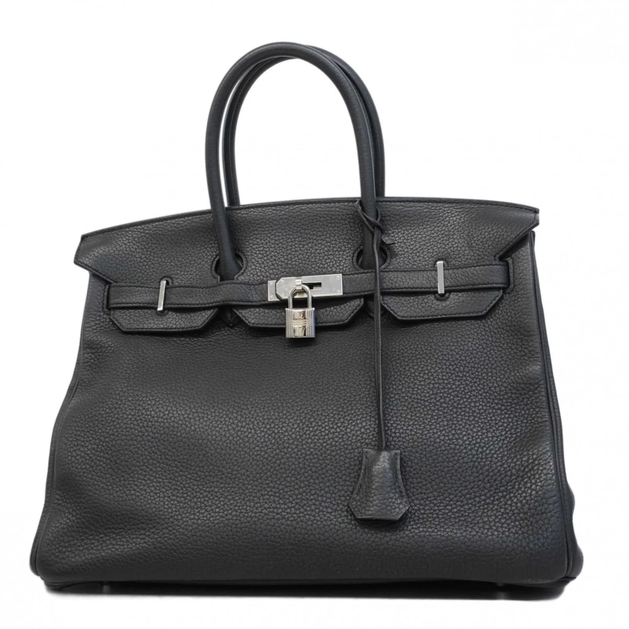 Birkin 35 Clemence Black Palladium