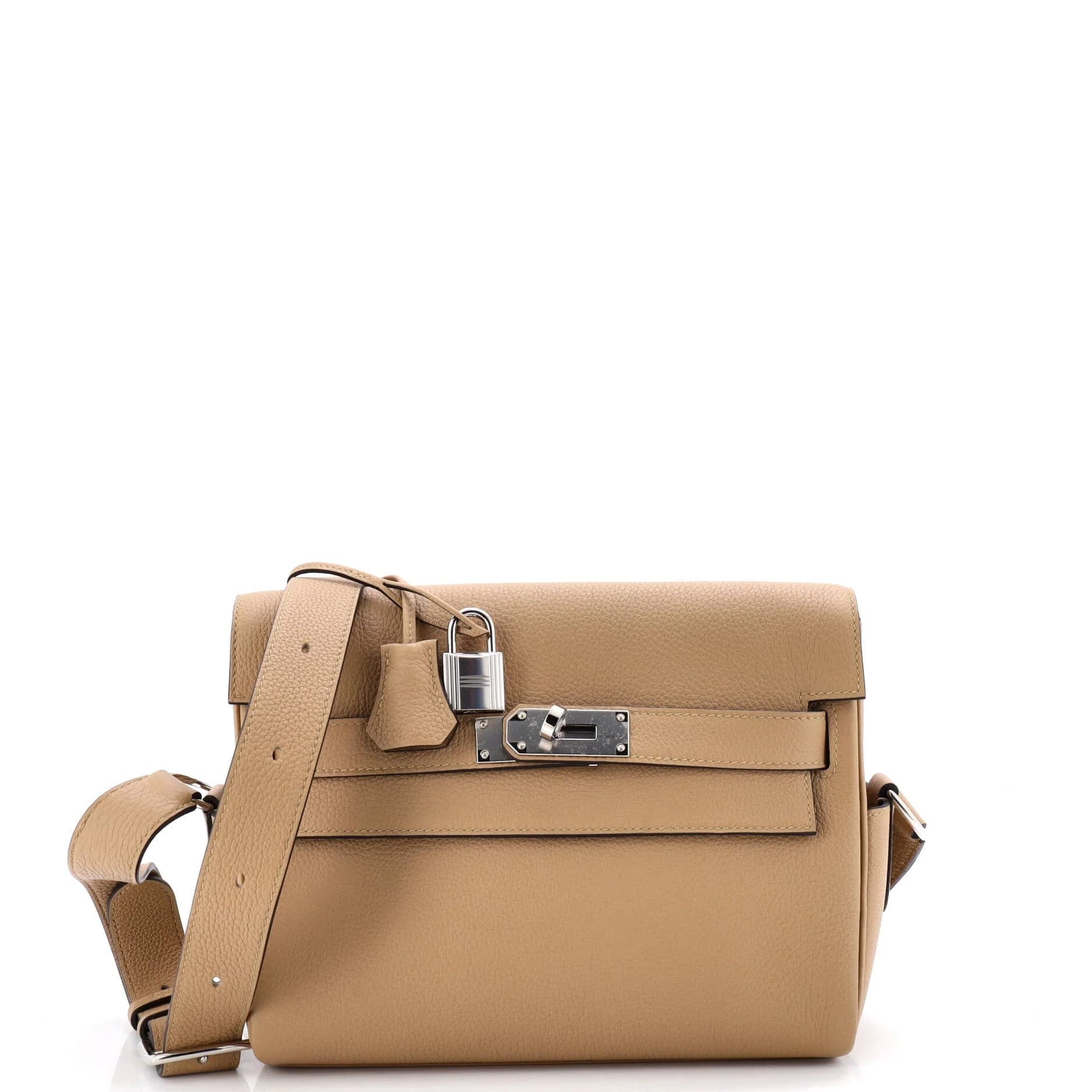 Kelly Messenger Bag PM Togo Palladium