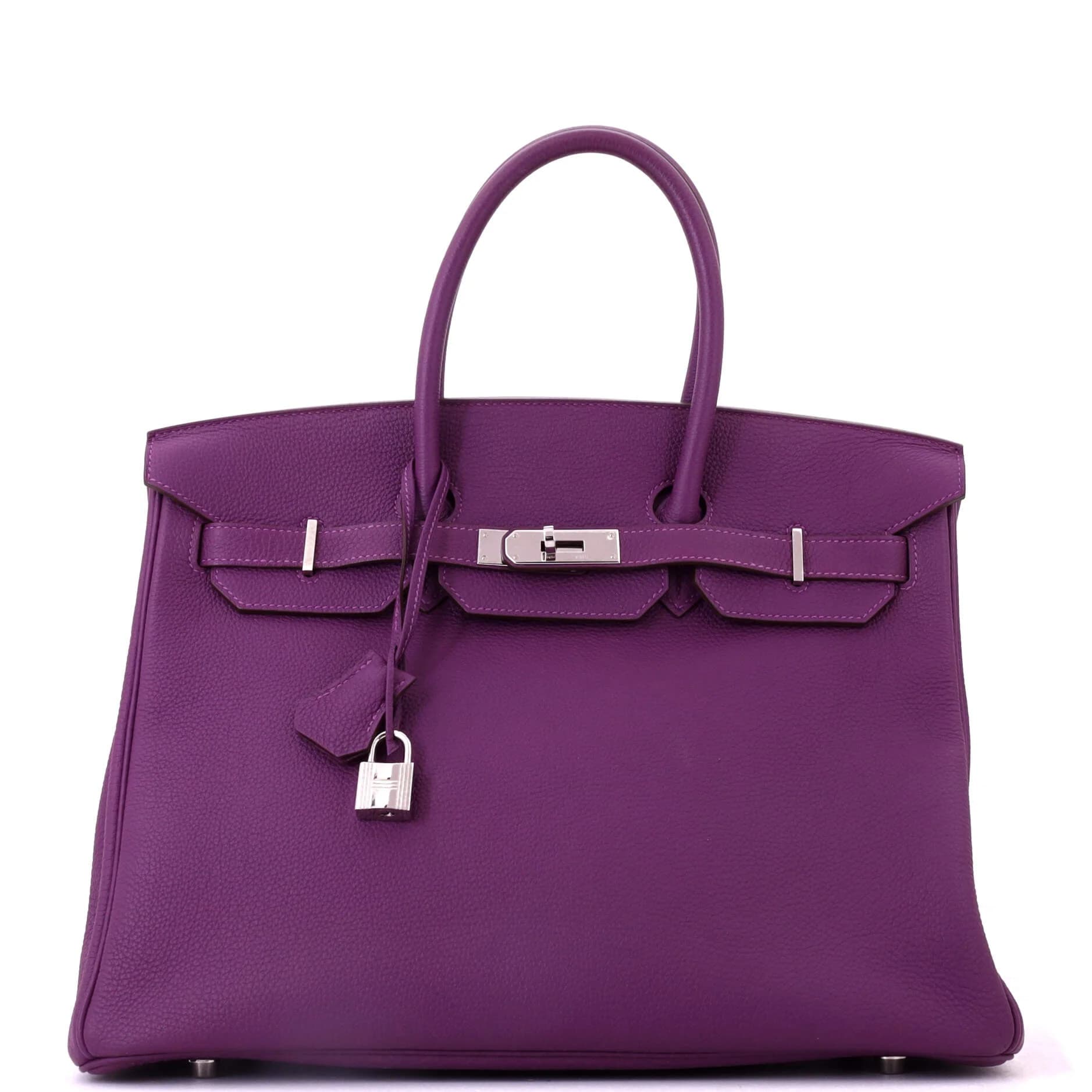 Birkin 35 Togo Anemone Palladium