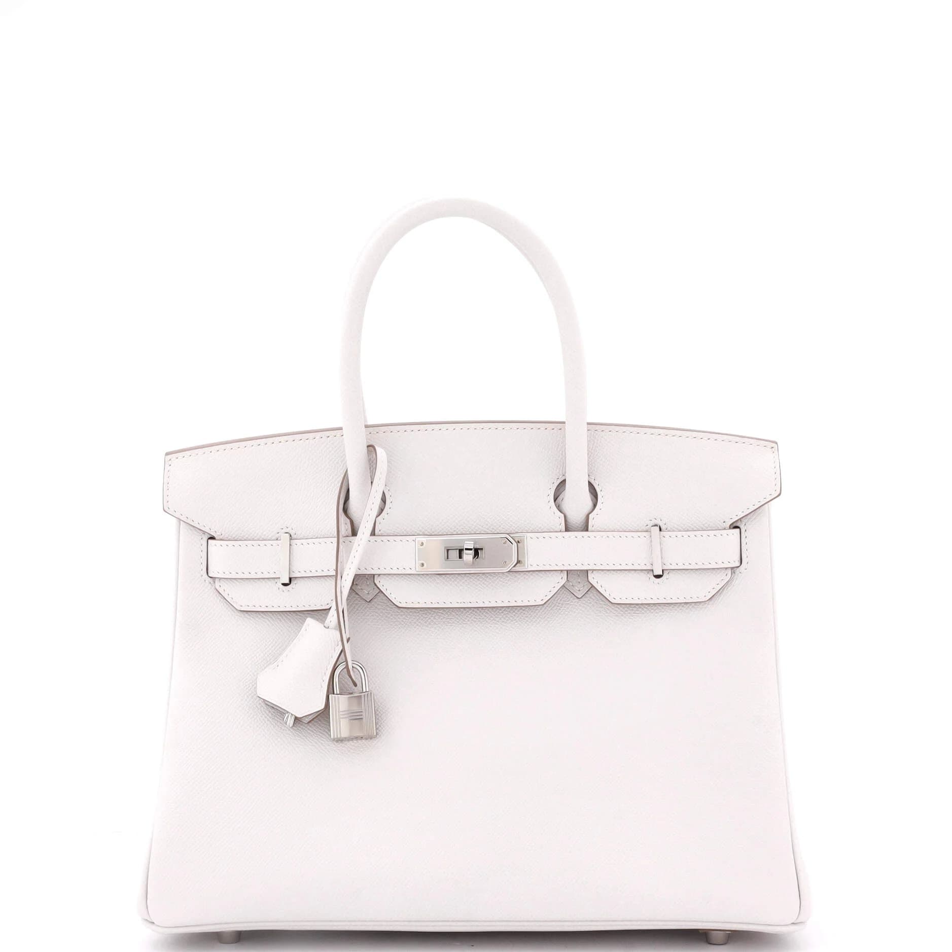 Birkin 30 Epsom Gris Pale Palladium