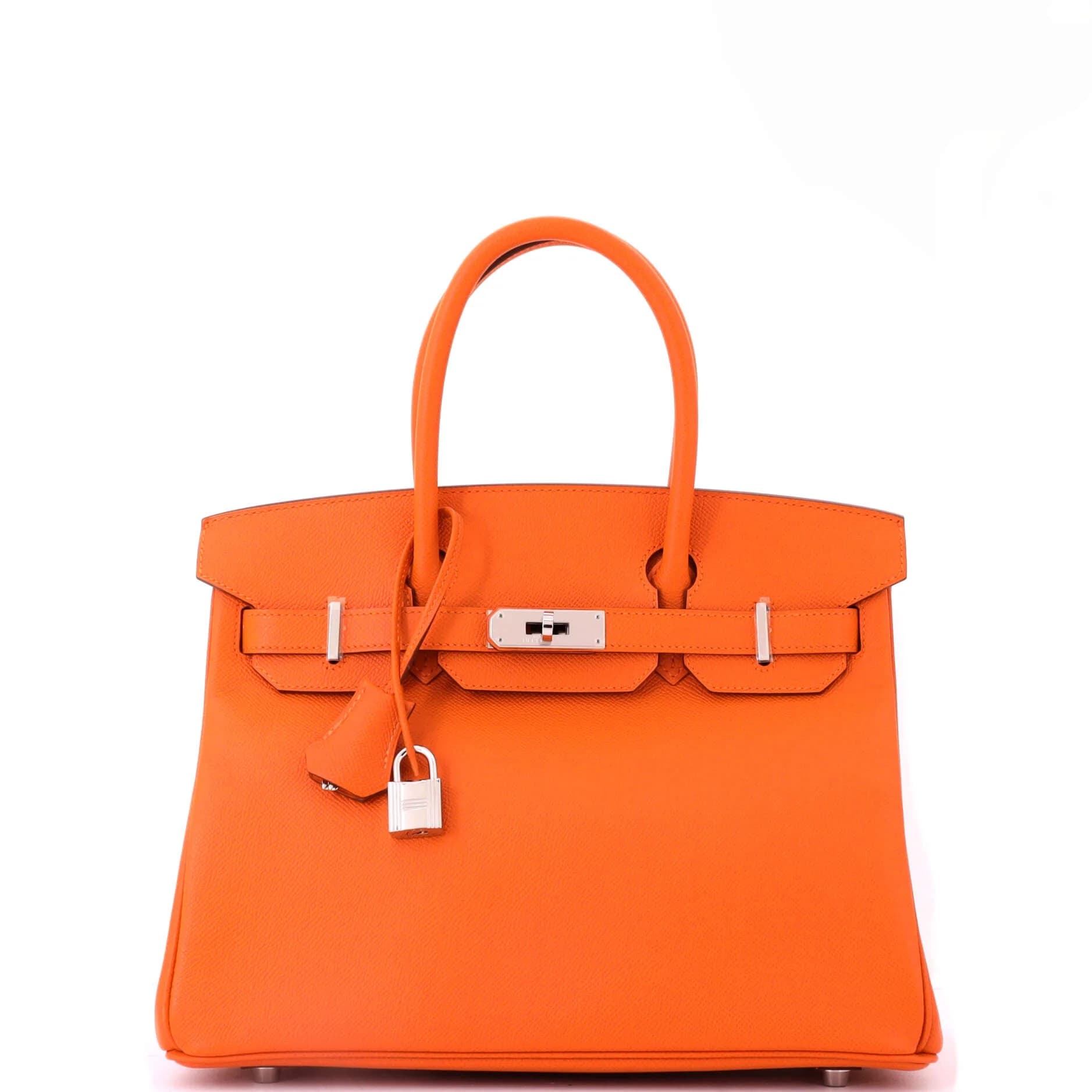 Birkin 30 Epsom Orange H Palladium